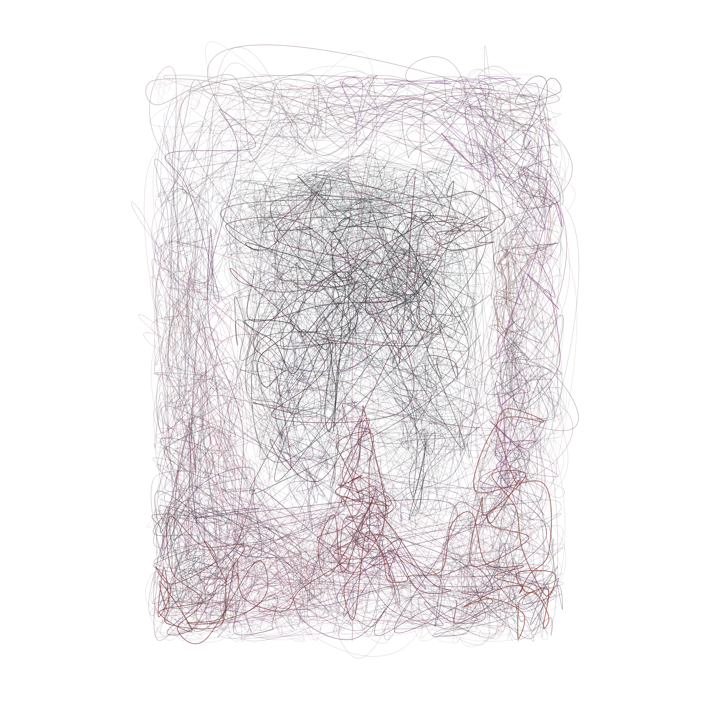 Art Blocks - Art Blocks v2 - Scribbled Boundaries #585 - NFT # 131000585