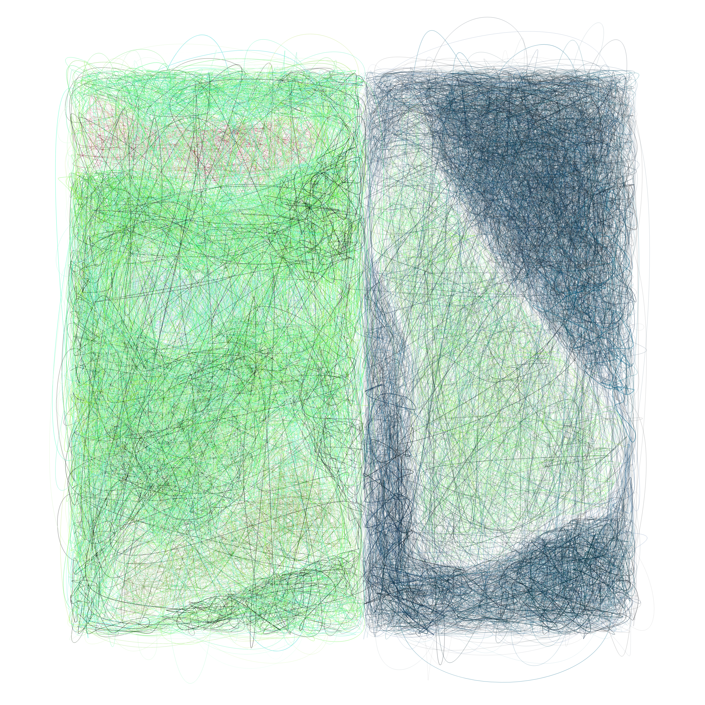 Art Blocks - Art Blocks v2 - Scribbled Boundaries #589 - NFT # 131000589