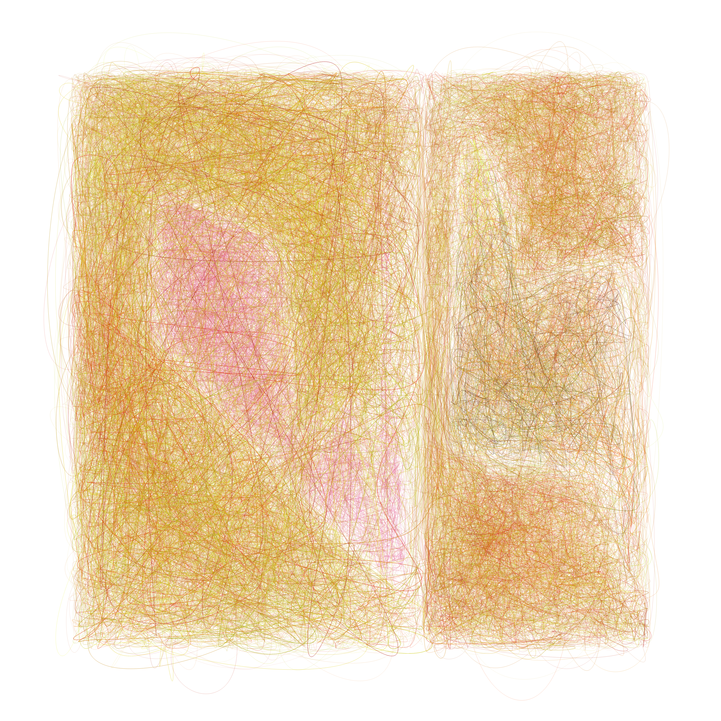 Art Blocks - Art Blocks v2 - Scribbled Boundaries #590 - NFT # 131000590