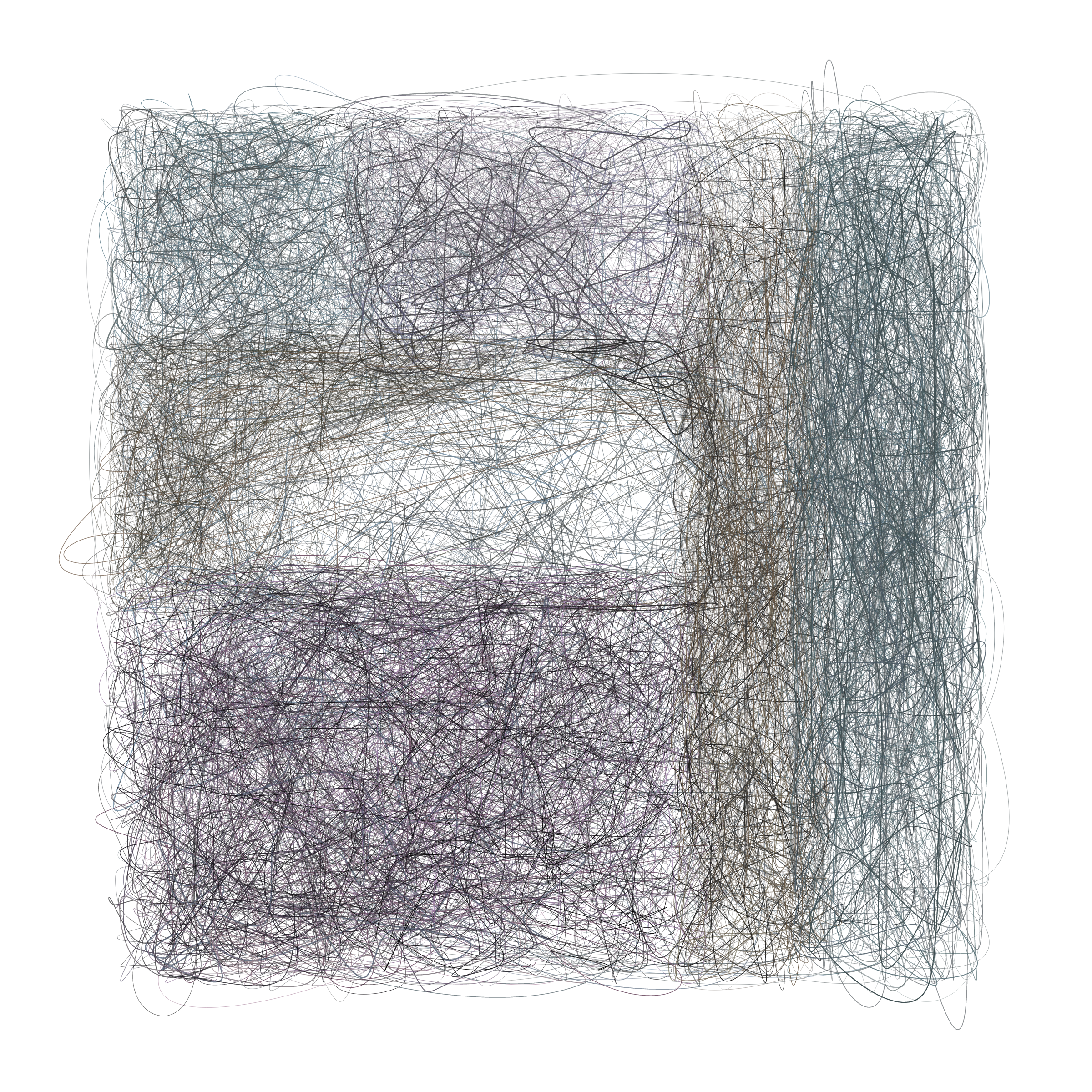 Art Blocks - Art Blocks v2 - Scribbled Boundaries #591 - NFT # 131000591