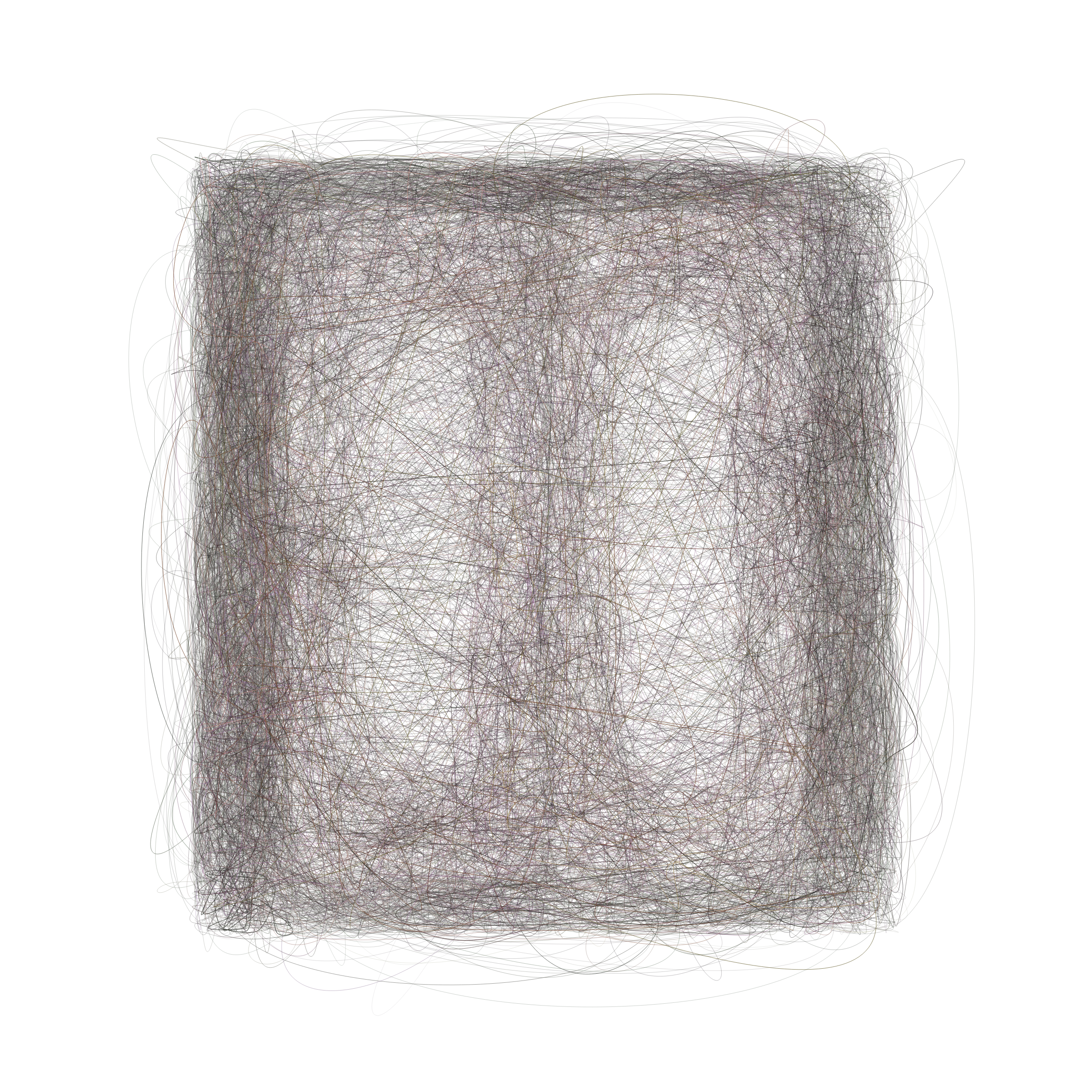 Art Blocks - Art Blocks v2 - Scribbled Boundaries #592 - NFT # 131000592