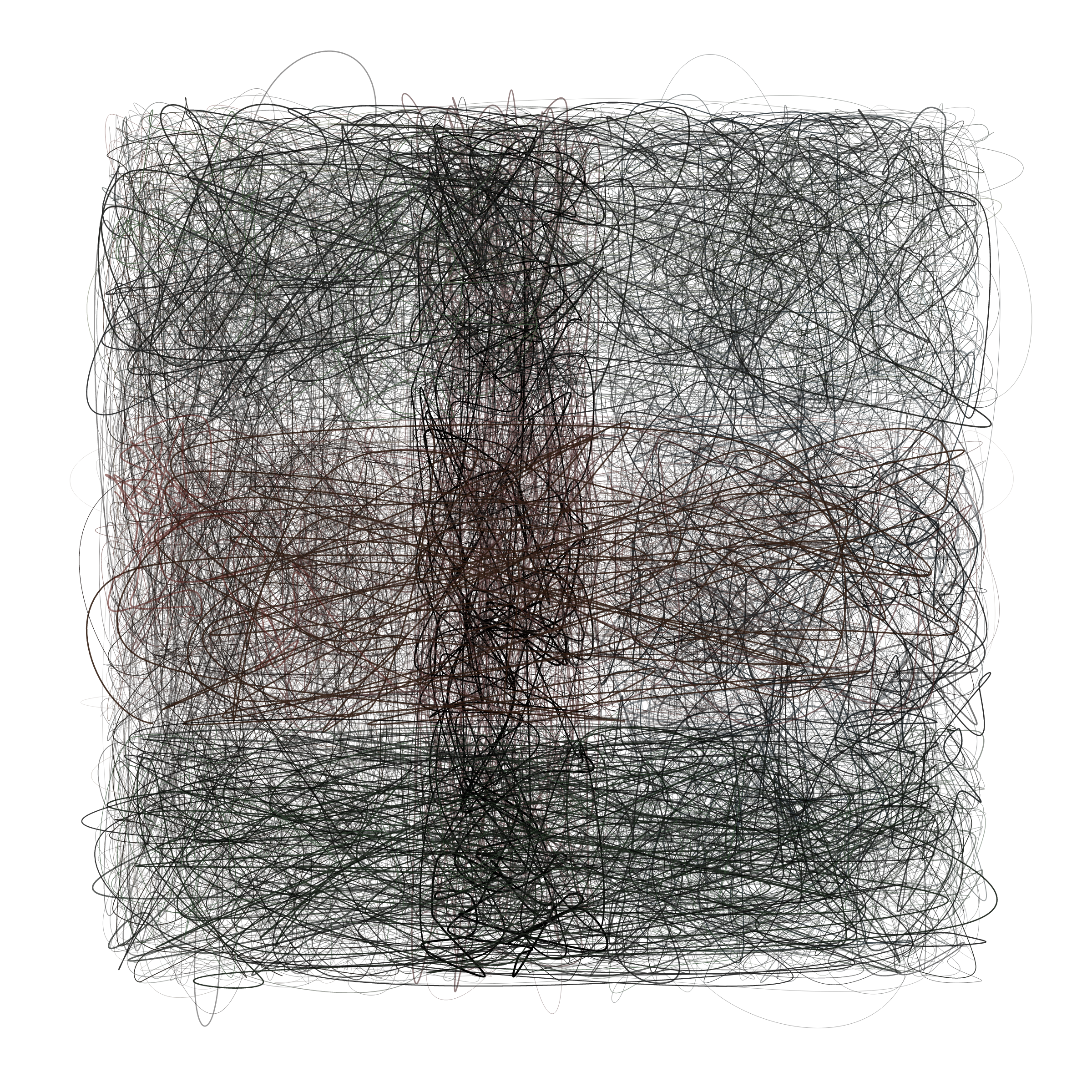 Art Blocks - Art Blocks v2 - Scribbled Boundaries #593 - NFT # 131000593