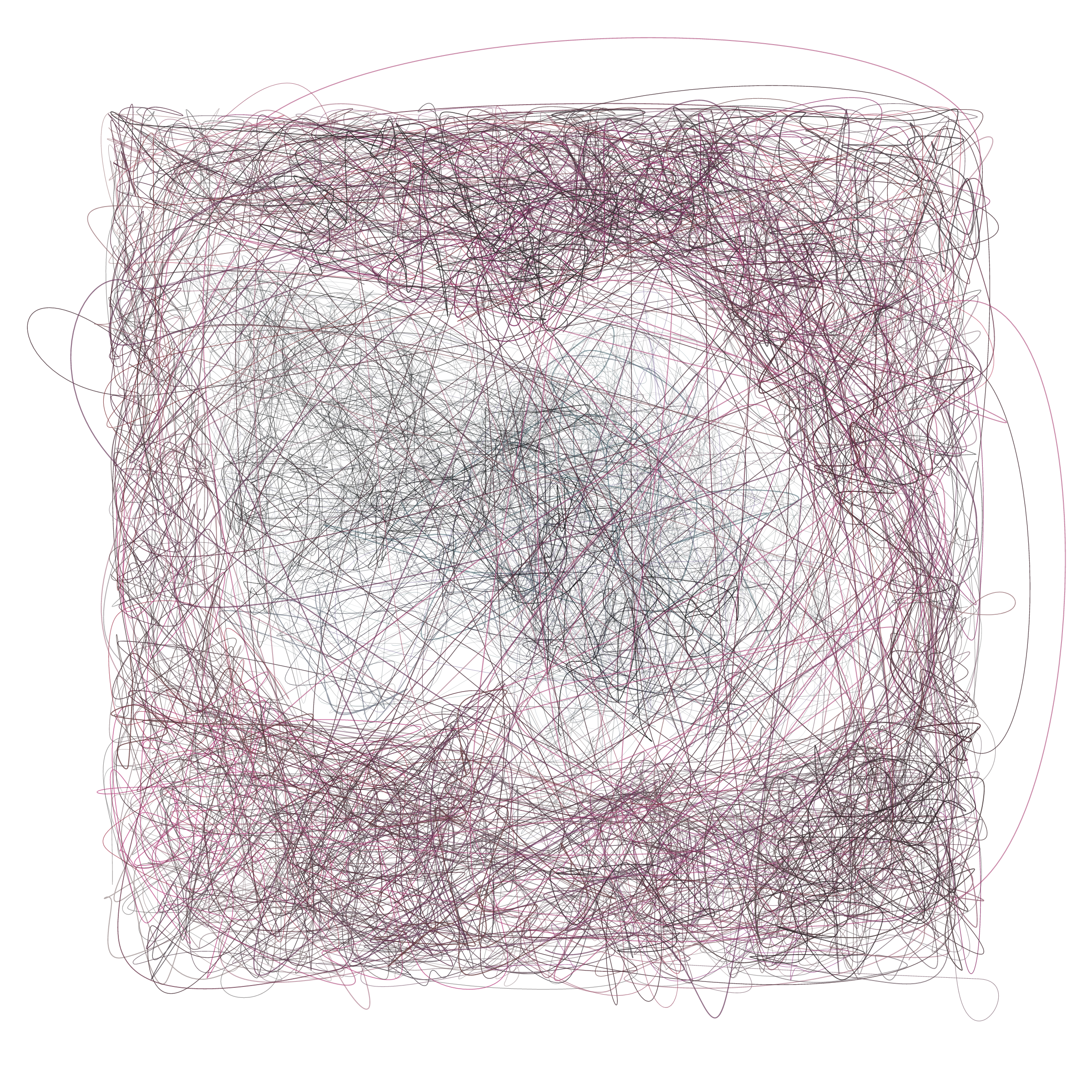 Art Blocks - Art Blocks v2 - Scribbled Boundaries #594 - NFT # 131000594