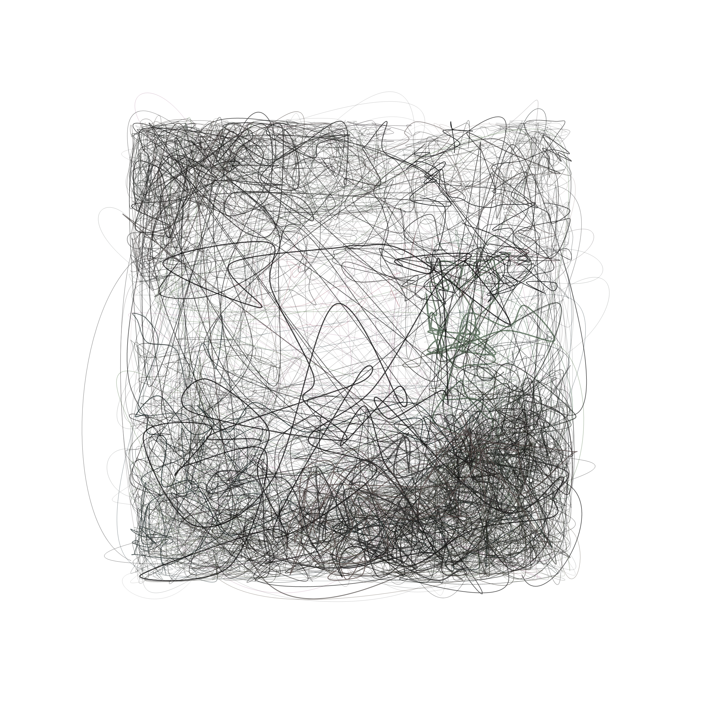 Art Blocks - Art Blocks v2 - Scribbled Boundaries #597 - NFT # 131000597