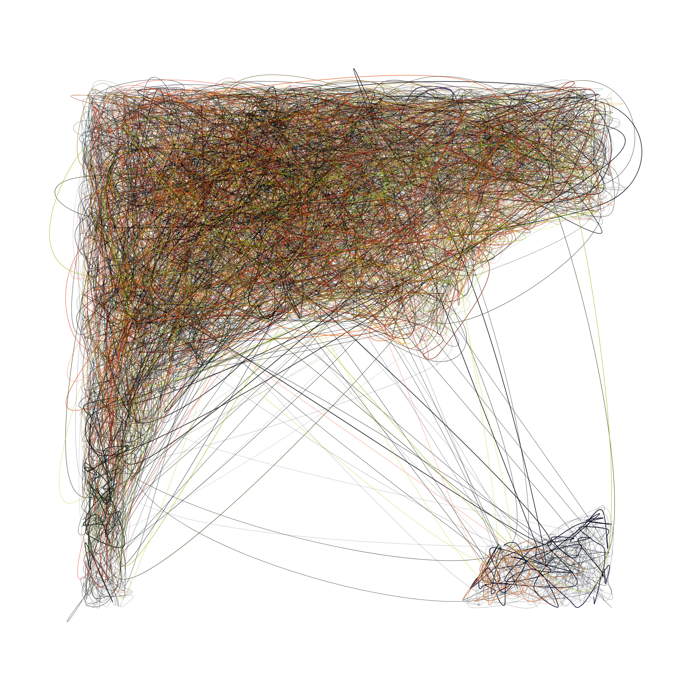 Art Blocks - Art Blocks v2 - Scribbled Boundaries #601 - NFT # 131000601