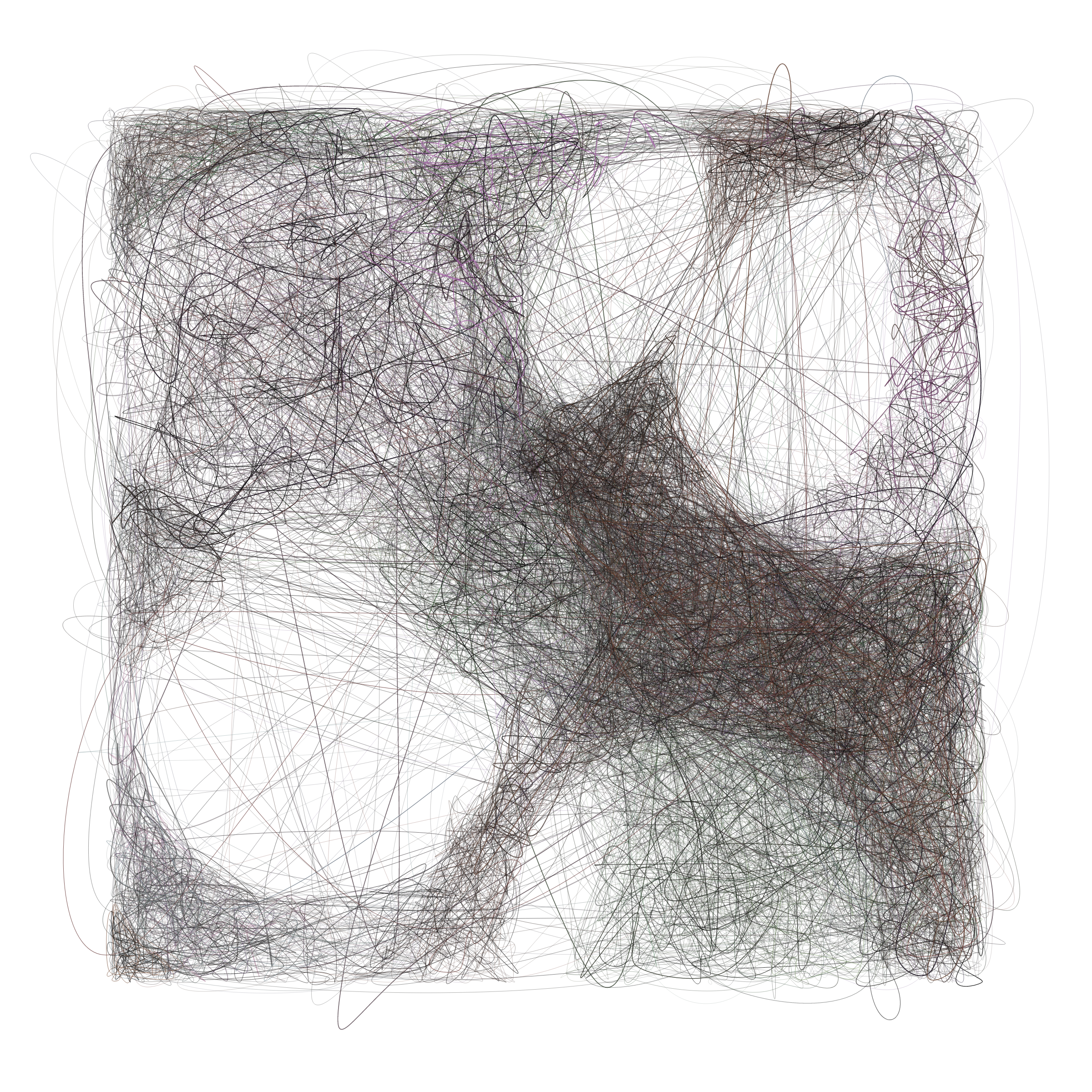 Art Blocks - Art Blocks v2 - Scribbled Boundaries #602 - NFT # 131000602