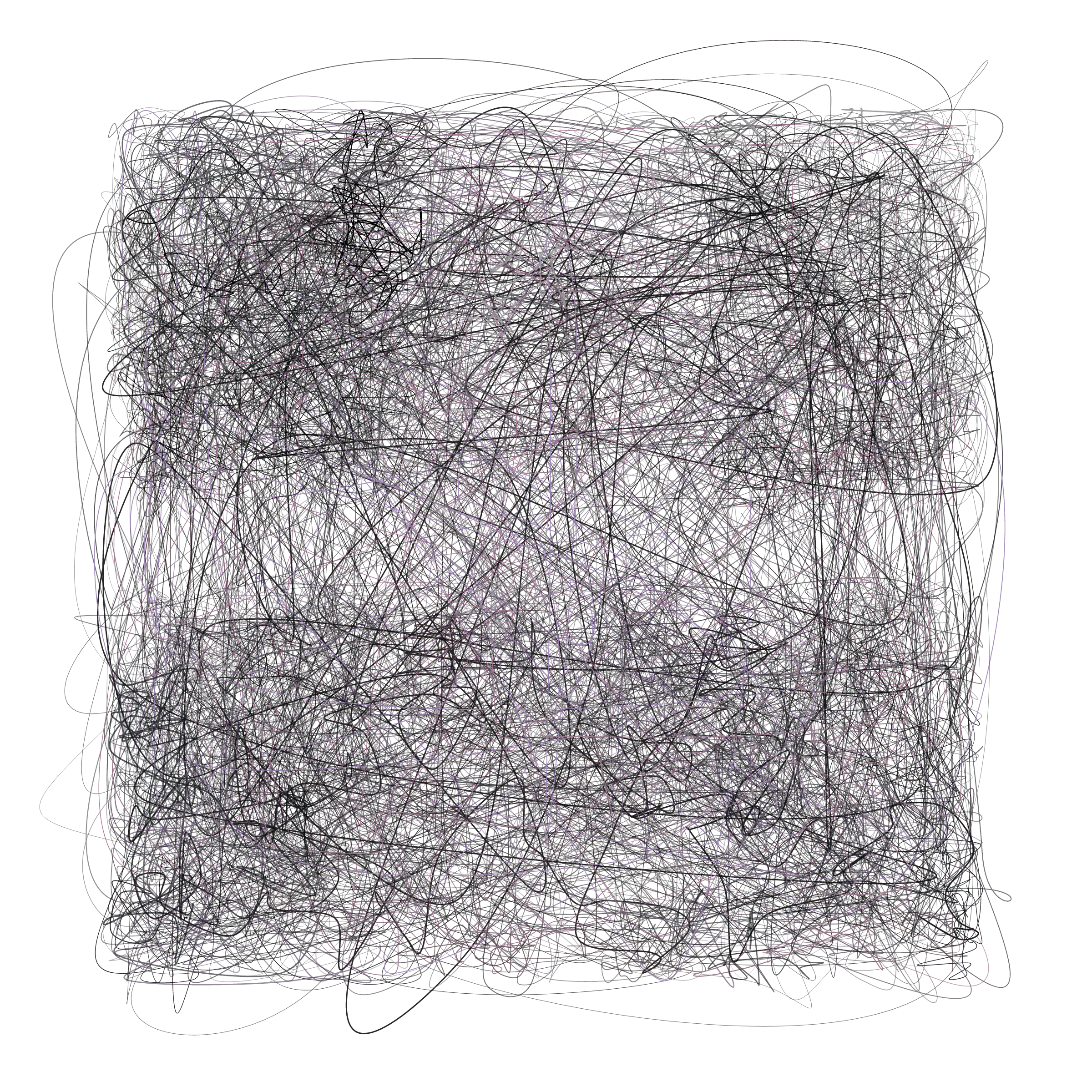 Art Blocks - Art Blocks v2 - Scribbled Boundaries #605 - NFT # 131000605