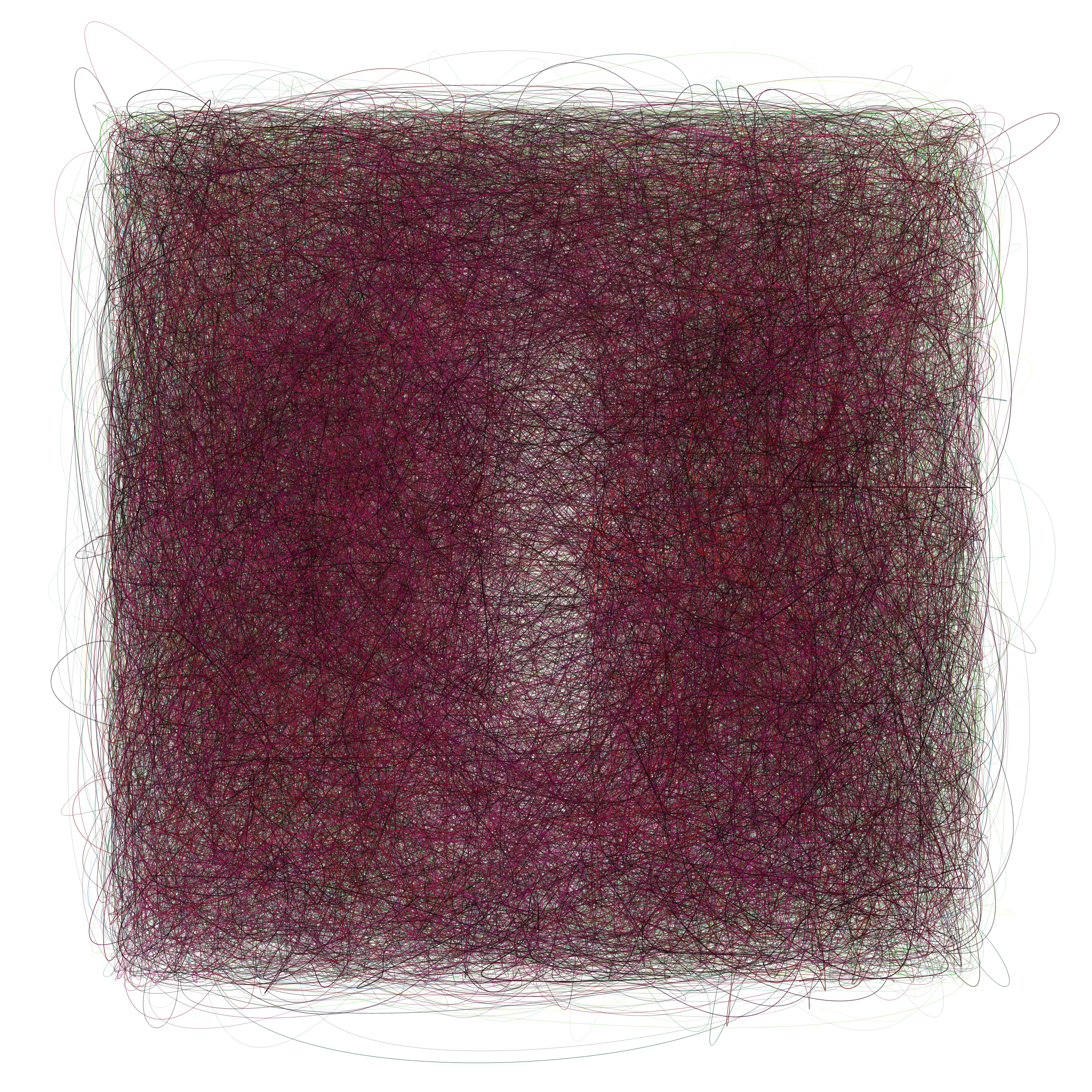 Art Blocks - Art Blocks v2 - Scribbled Boundaries #606 - NFT # 131000606