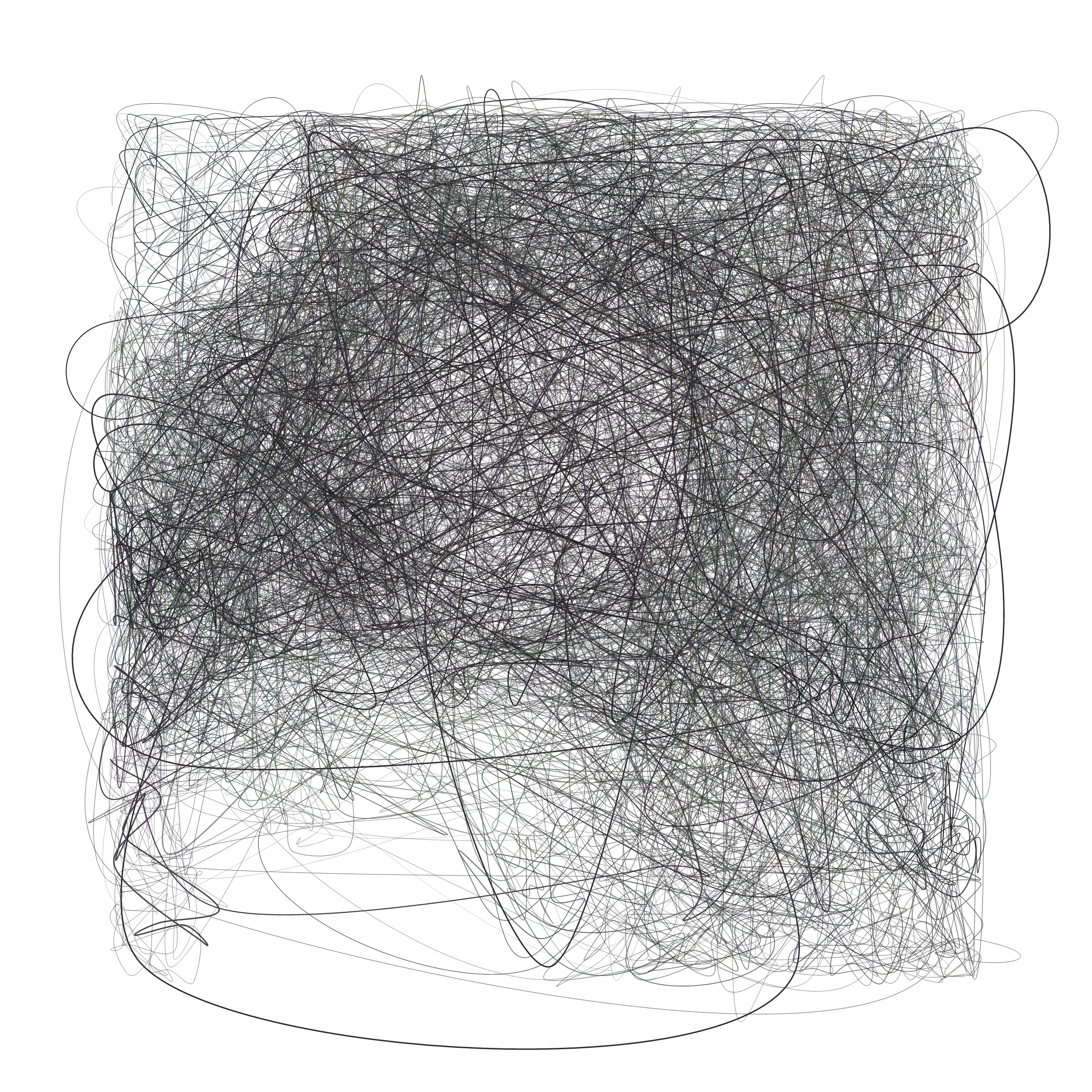 Art Blocks - Art Blocks v2 - Scribbled Boundaries #610 - NFT # 131000610