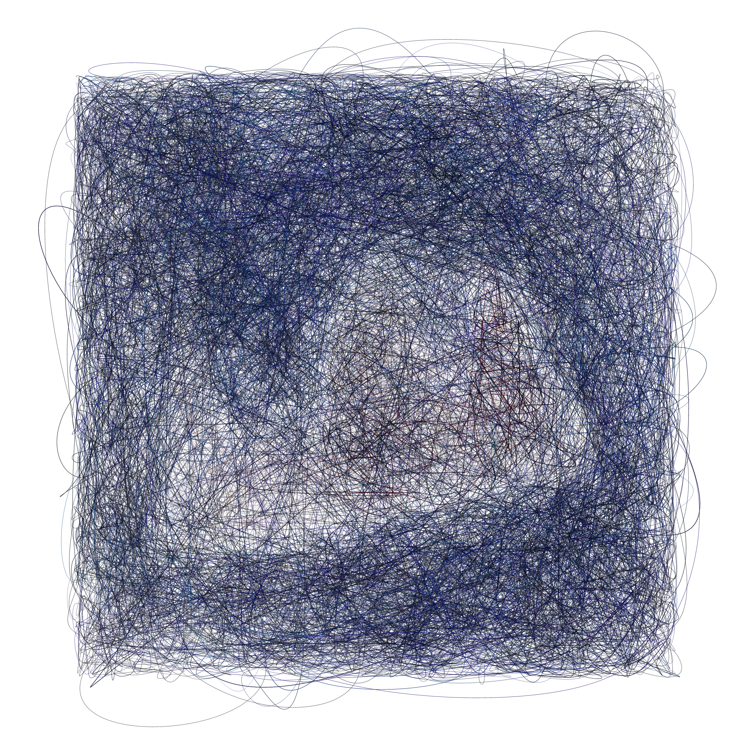 Art Blocks - Art Blocks v2 - Scribbled Boundaries #611 - NFT # 131000611