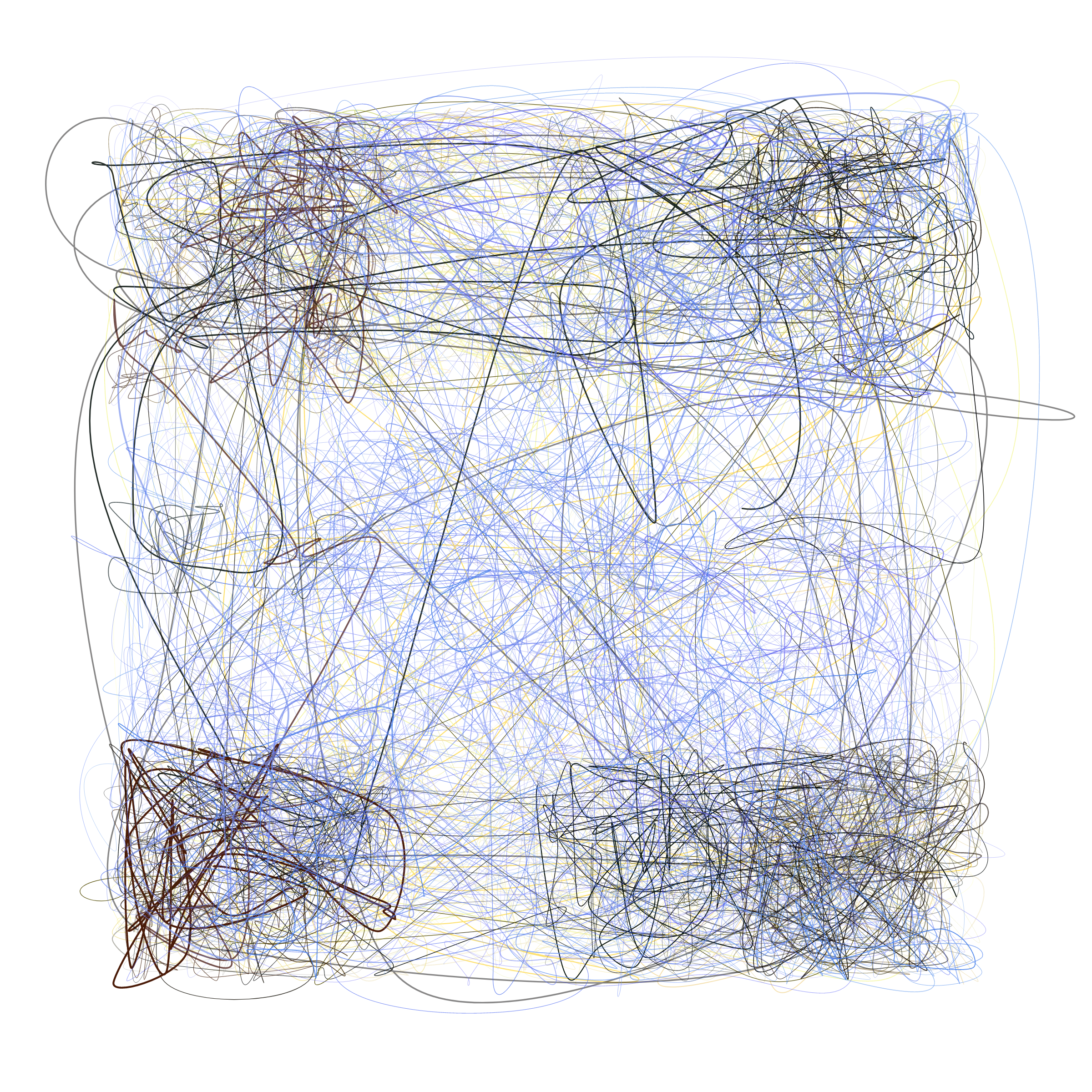 Art Blocks - Art Blocks v2 - Scribbled Boundaries #612 - NFT # 131000612