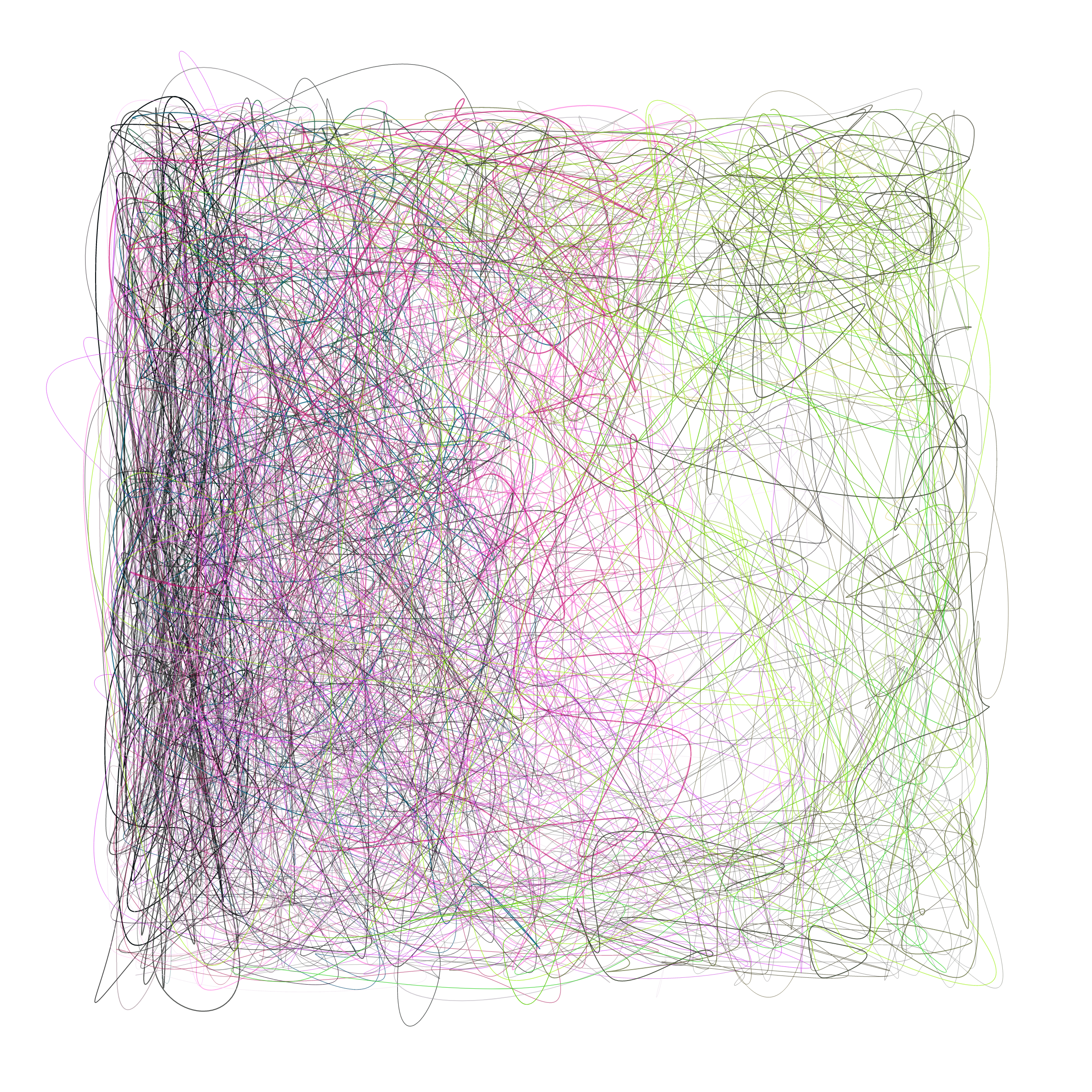 Art Blocks - Art Blocks v2 - Scribbled Boundaries #613 - NFT # 131000613