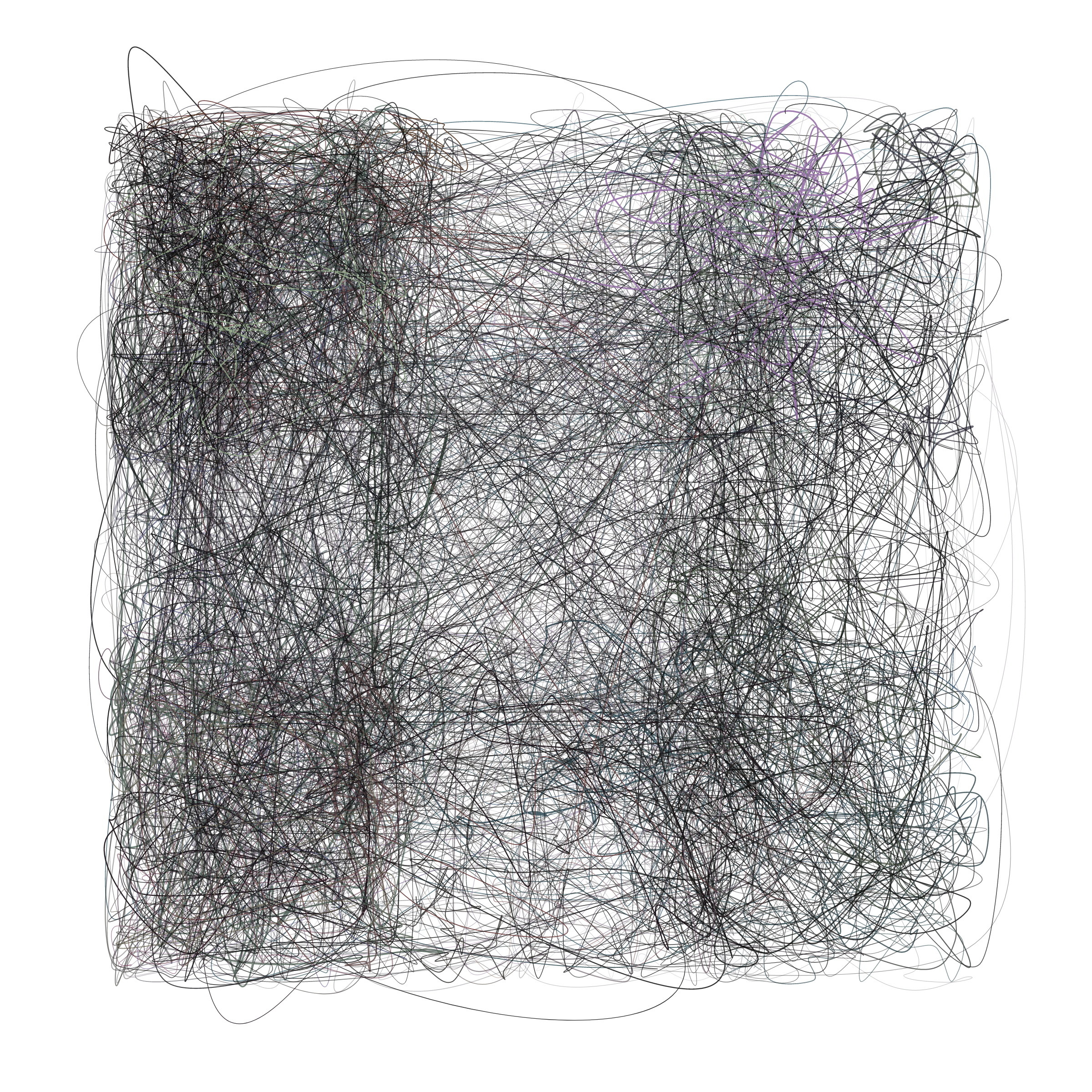 Art Blocks - Art Blocks v2 - Scribbled Boundaries #618 - NFT # 131000618