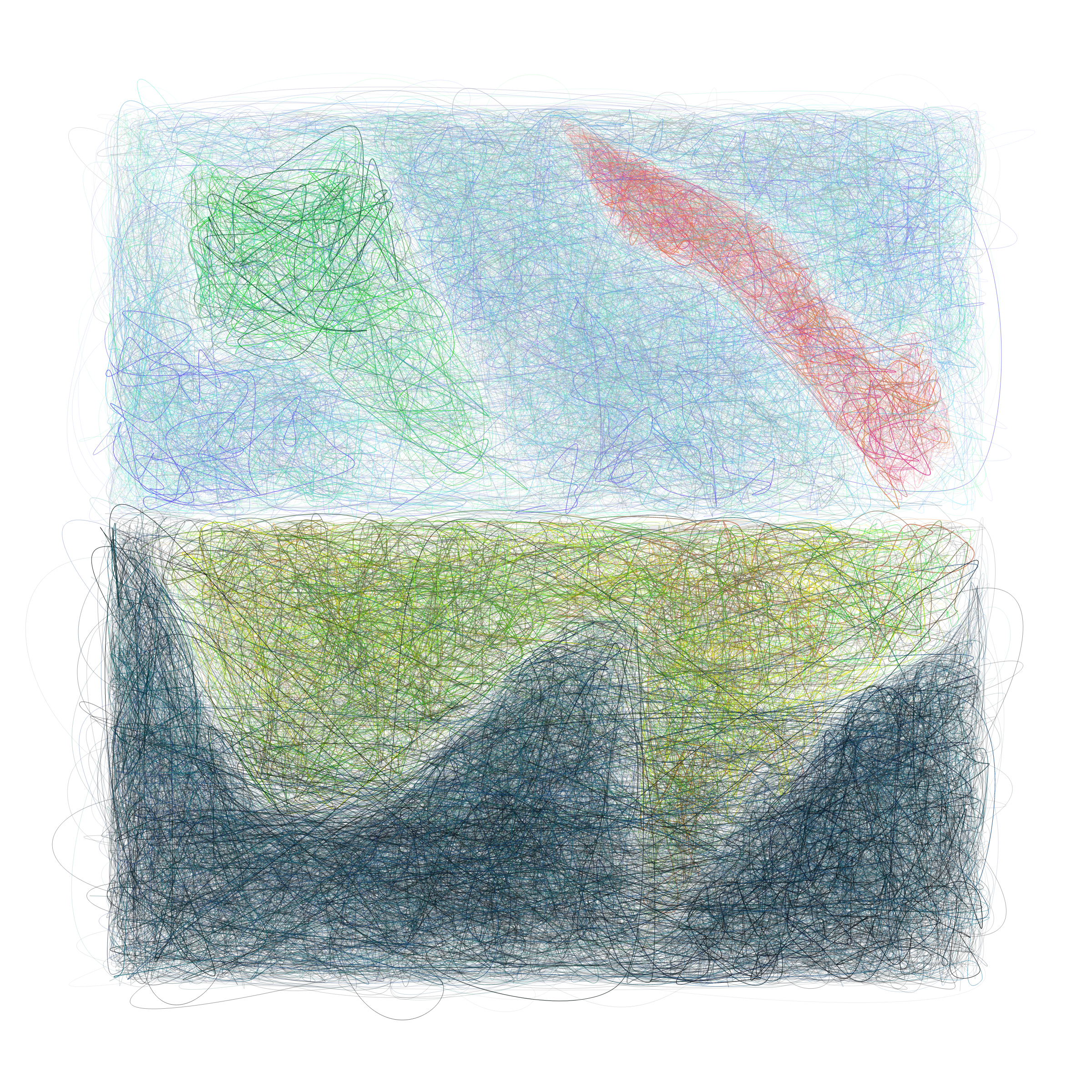 Art Blocks - Art Blocks v2 - Scribbled Boundaries #619 - NFT # 131000619