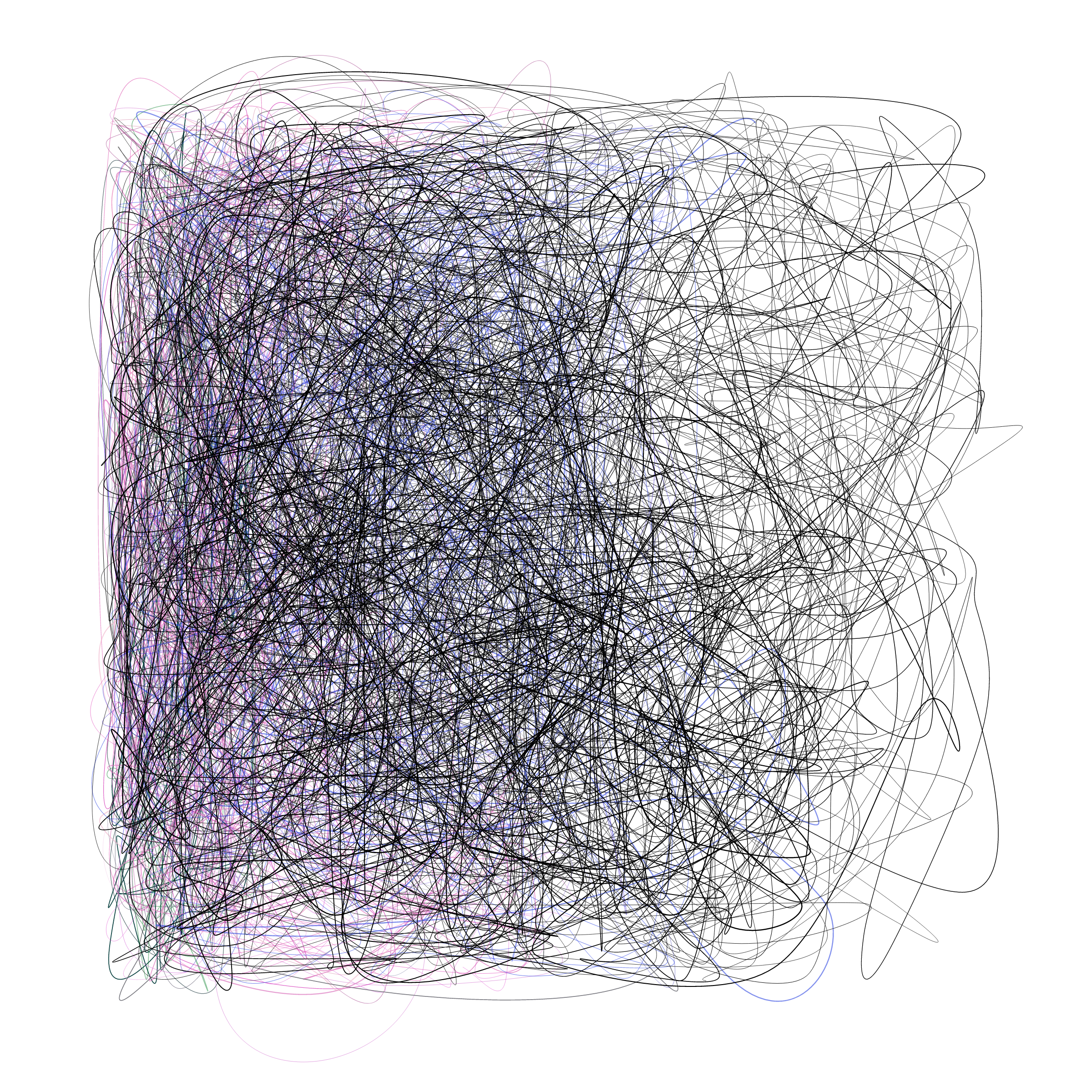 Art Blocks - Art Blocks v2 - Scribbled Boundaries #621 - NFT # 131000621