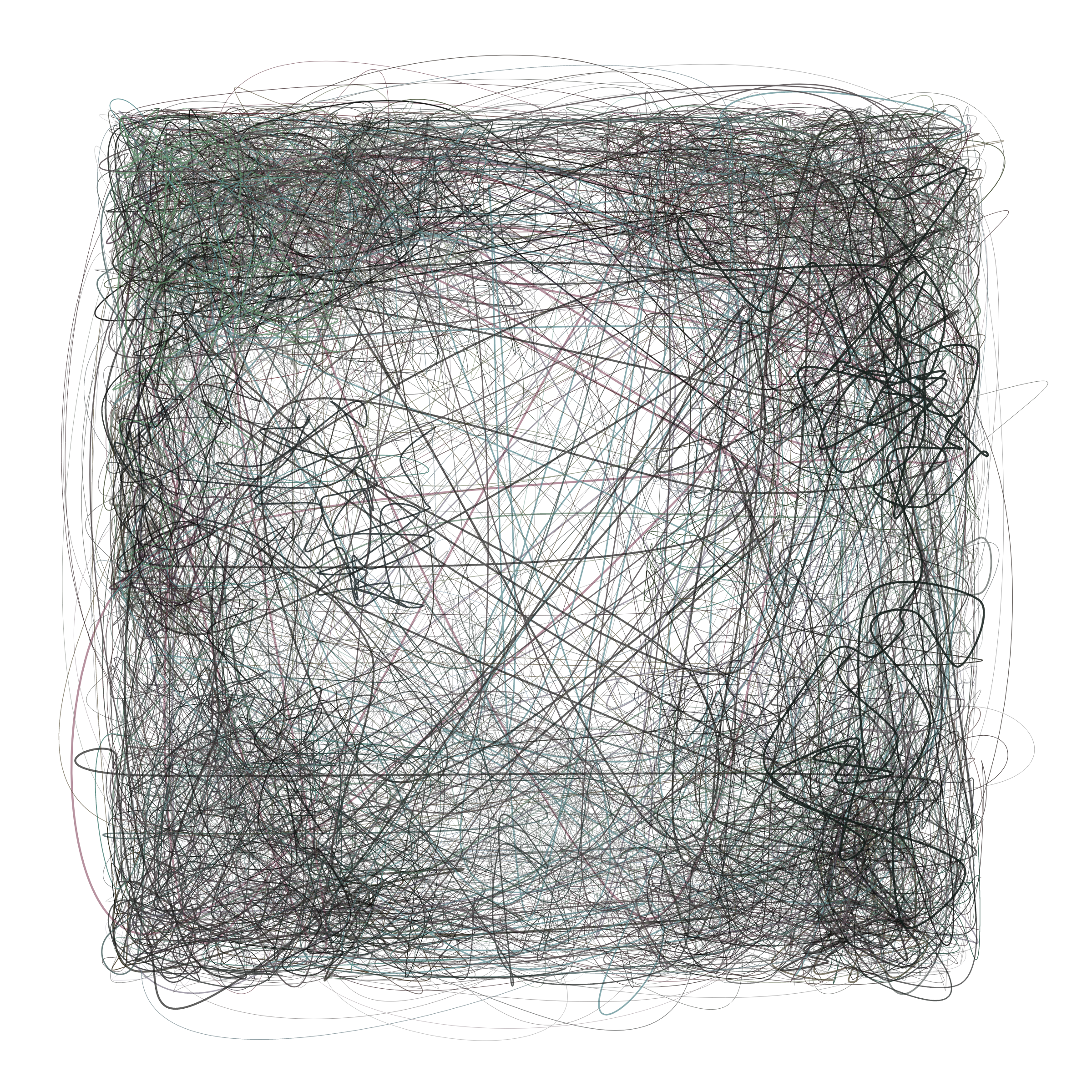 Art Blocks - Art Blocks v2 - Scribbled Boundaries #625 - NFT # 131000625