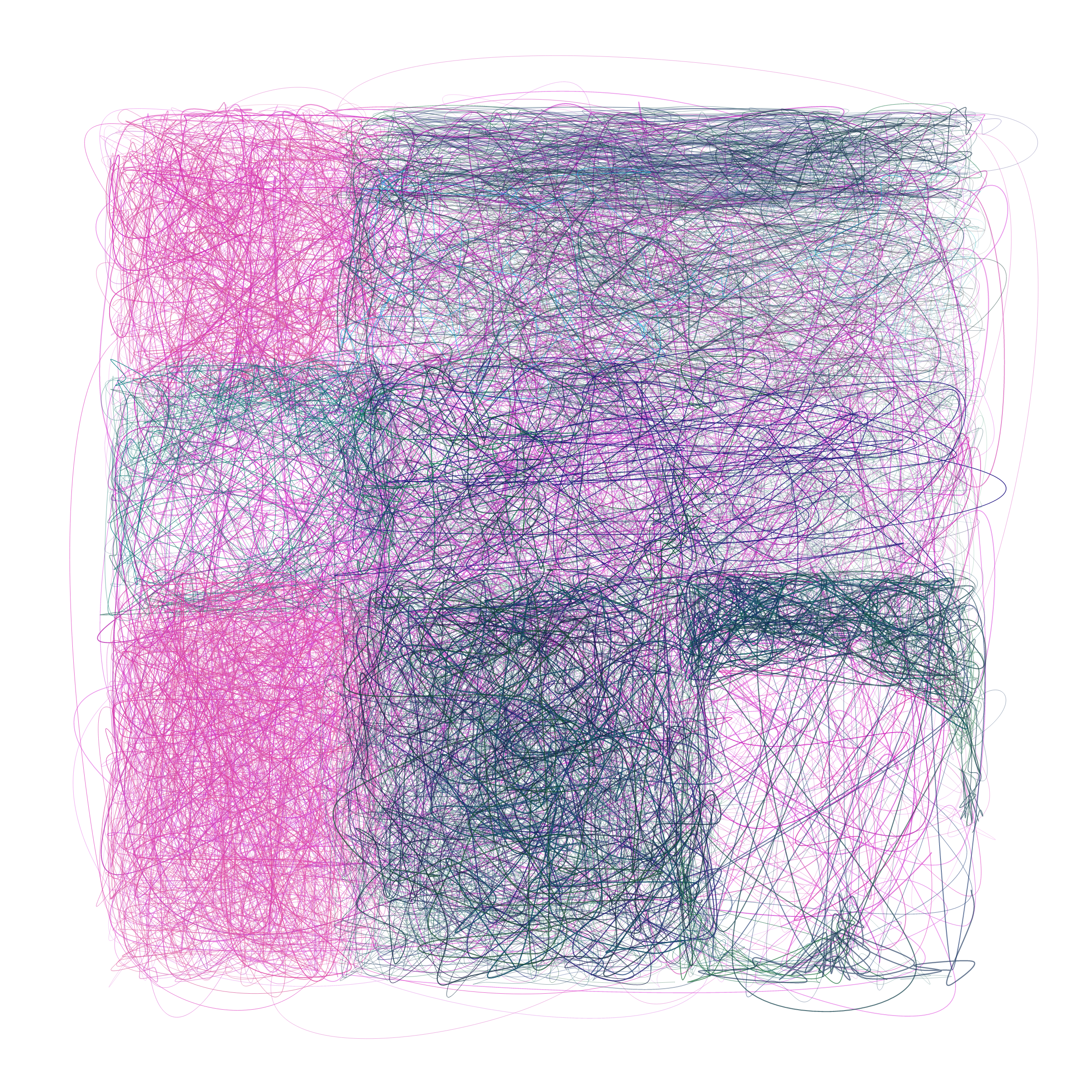 Art Blocks - Art Blocks v2 - Scribbled Boundaries #626 - NFT # 131000626