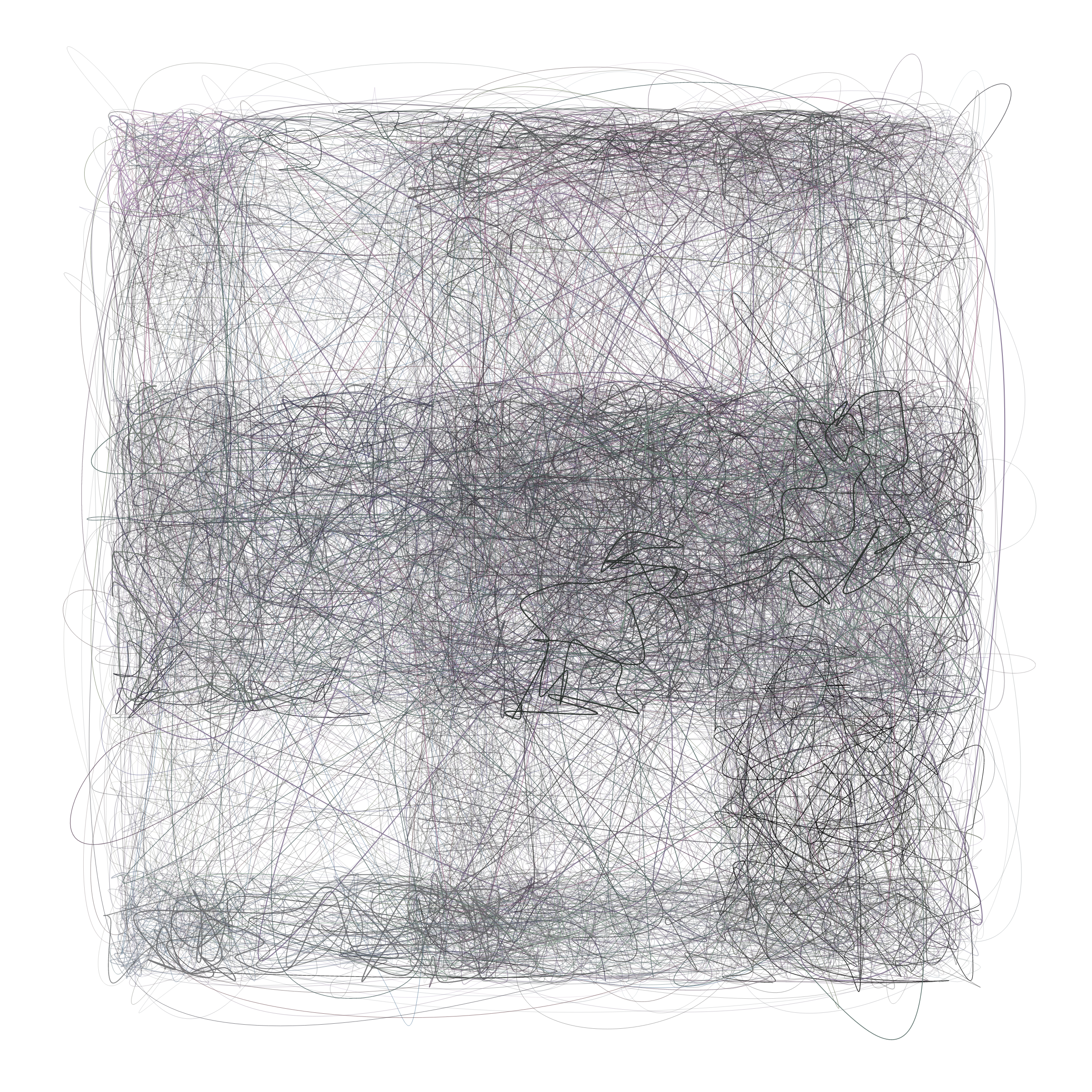 Art Blocks - Art Blocks v2 - Scribbled Boundaries #627 - NFT # 131000627