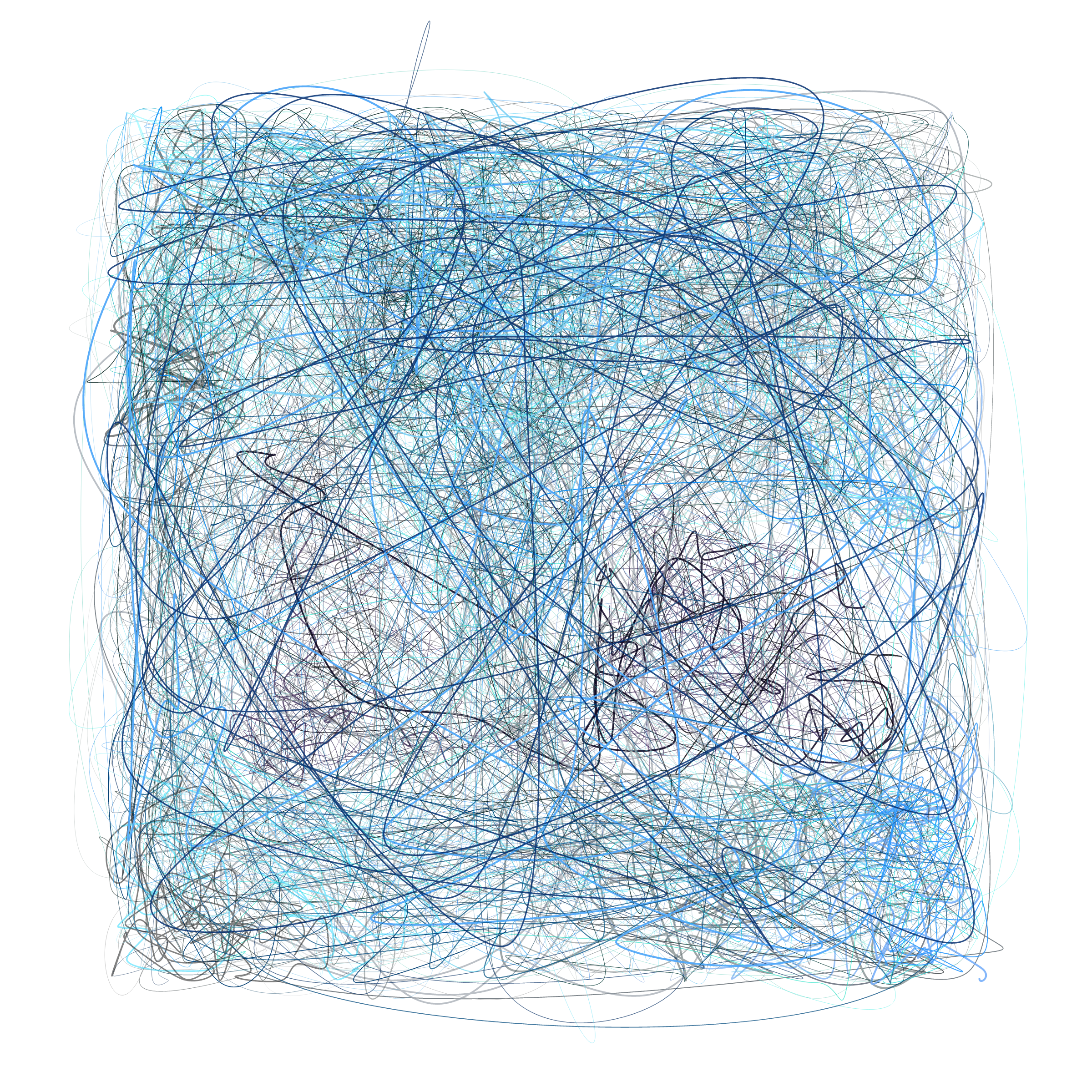 Art Blocks - Art Blocks v2 - Scribbled Boundaries #630 - NFT # 131000630