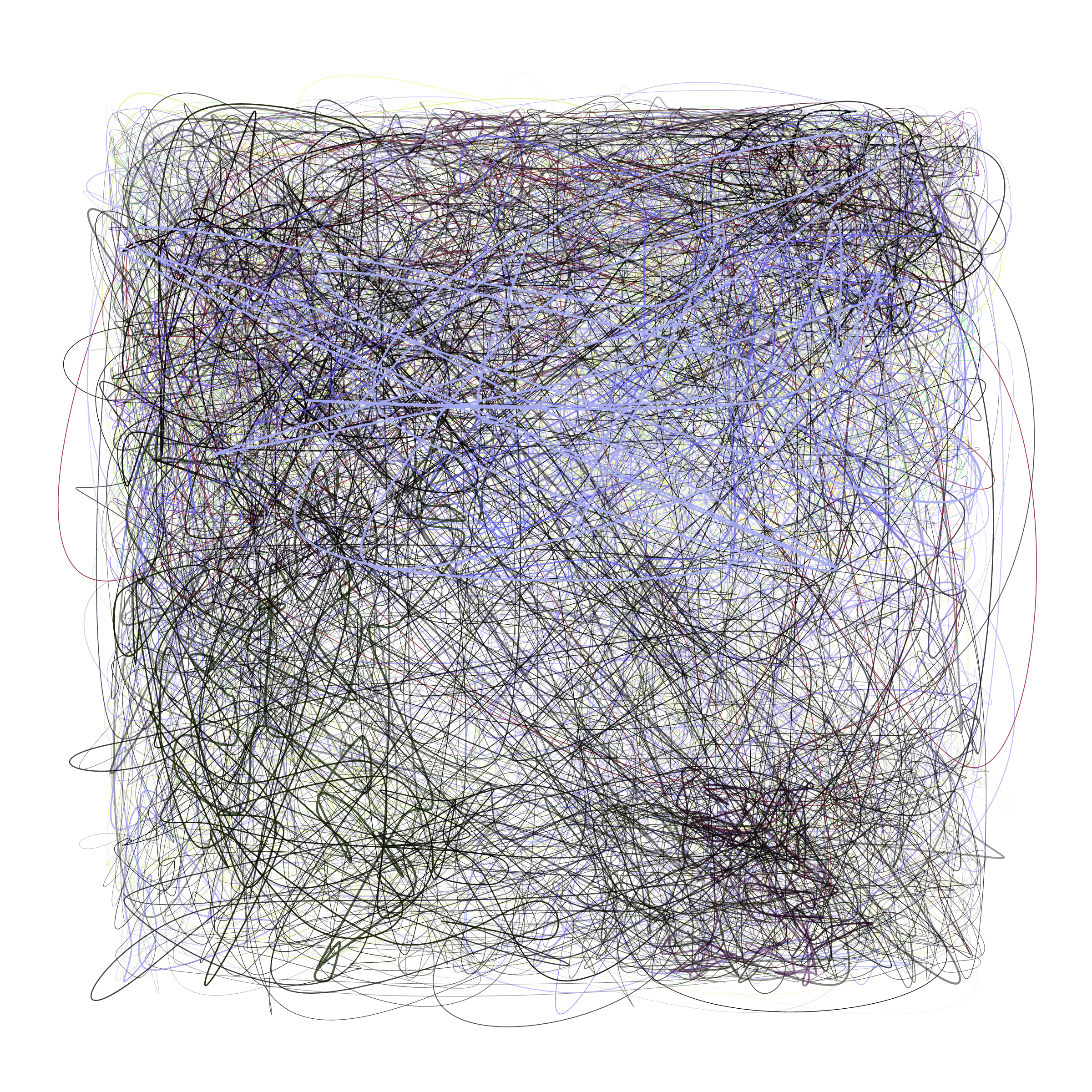 Art Blocks - Art Blocks v2 - Scribbled Boundaries #631 - NFT # 131000631