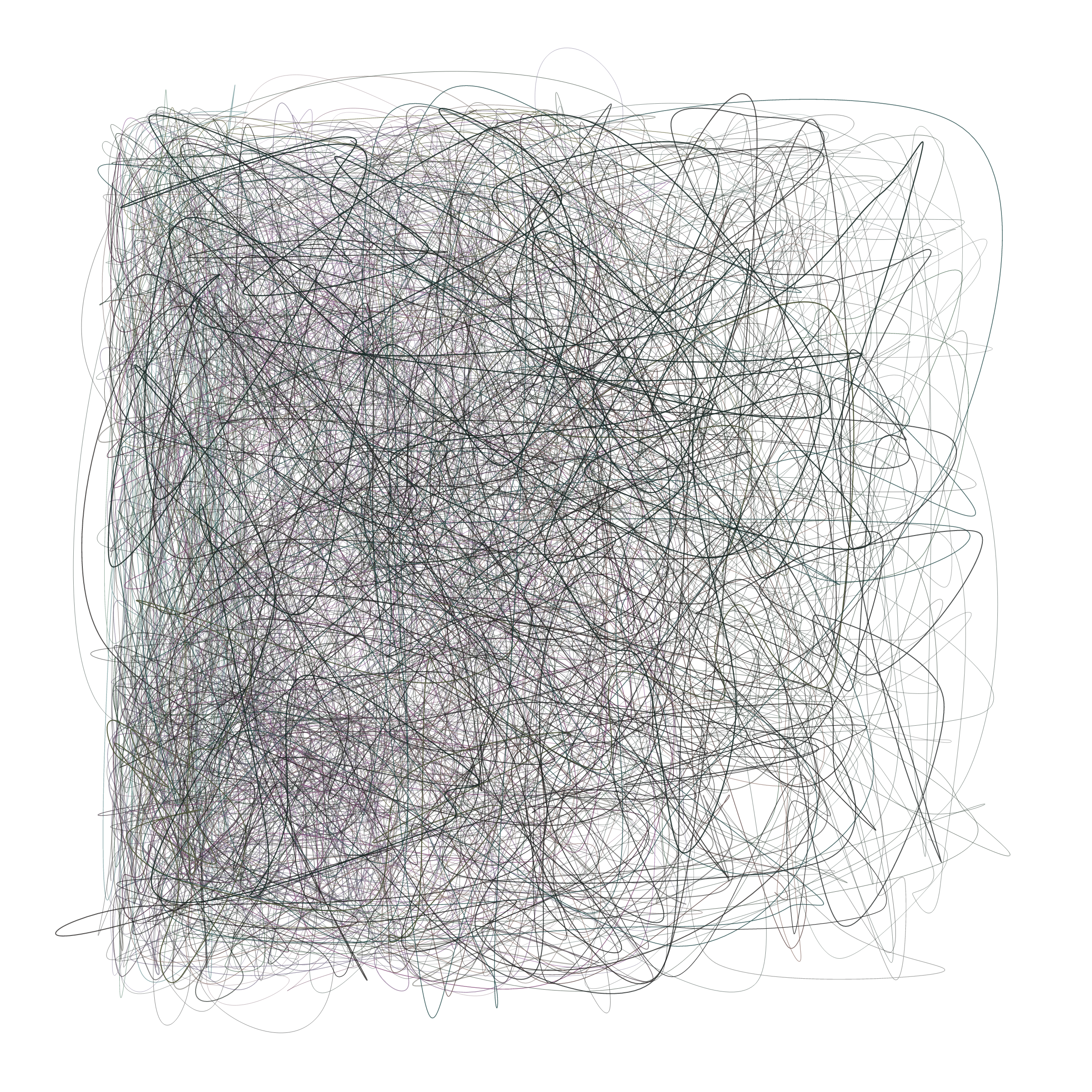 Art Blocks - Art Blocks v2 - Scribbled Boundaries #633 - NFT # 131000633