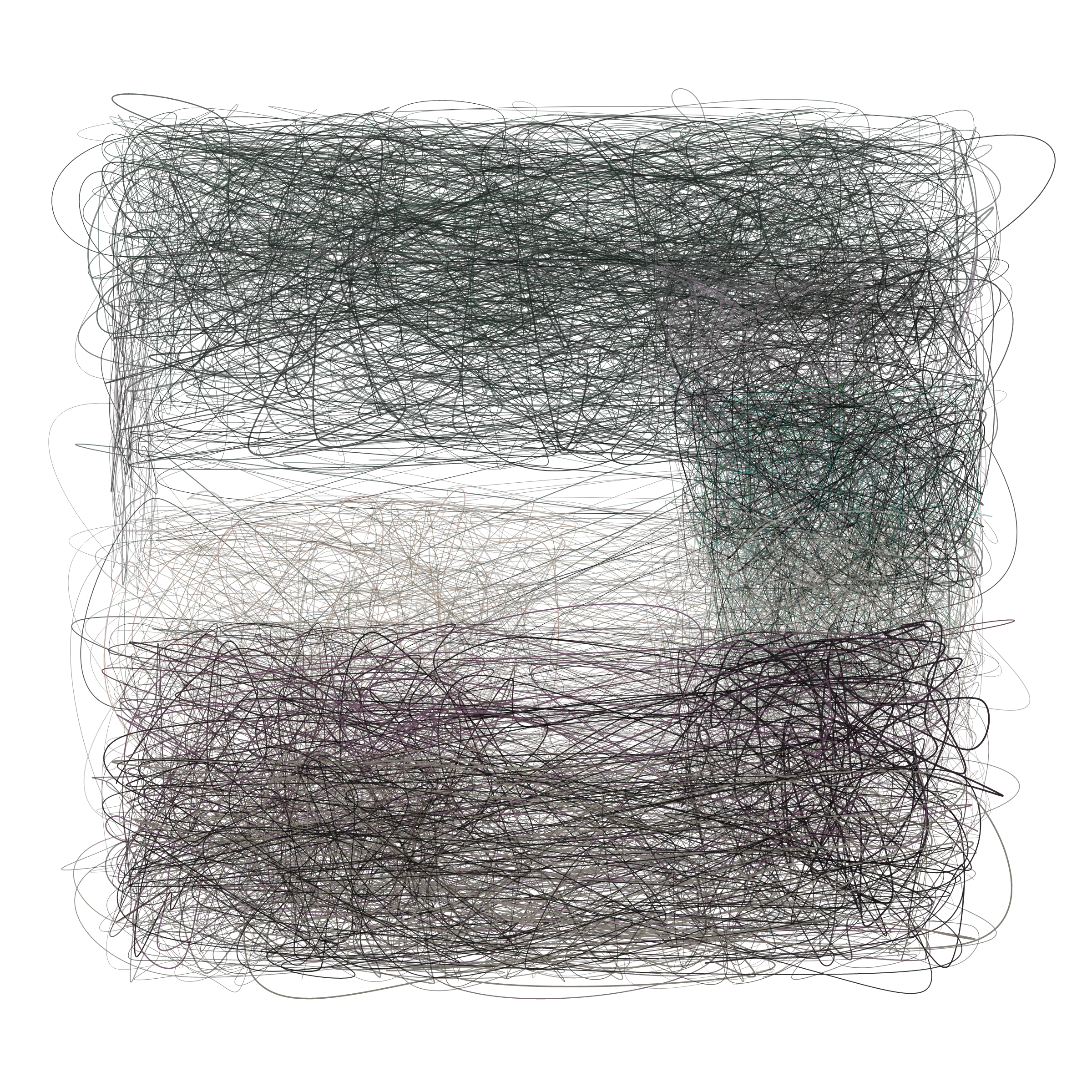 Art Blocks - Art Blocks v2 - Scribbled Boundaries #637 - NFT # 131000637