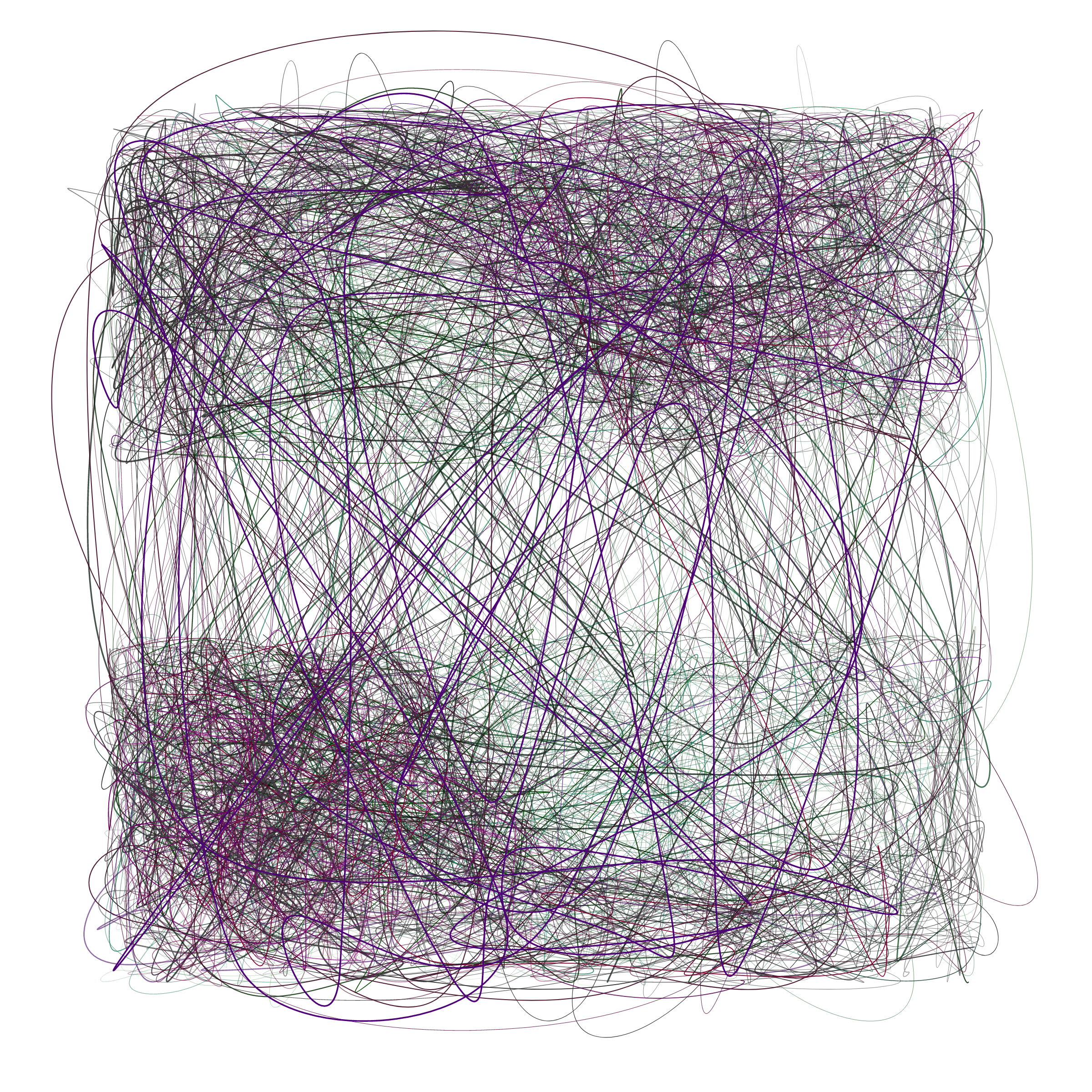 Art Blocks - Art Blocks v2 - Scribbled Boundaries #639 - NFT # 131000639