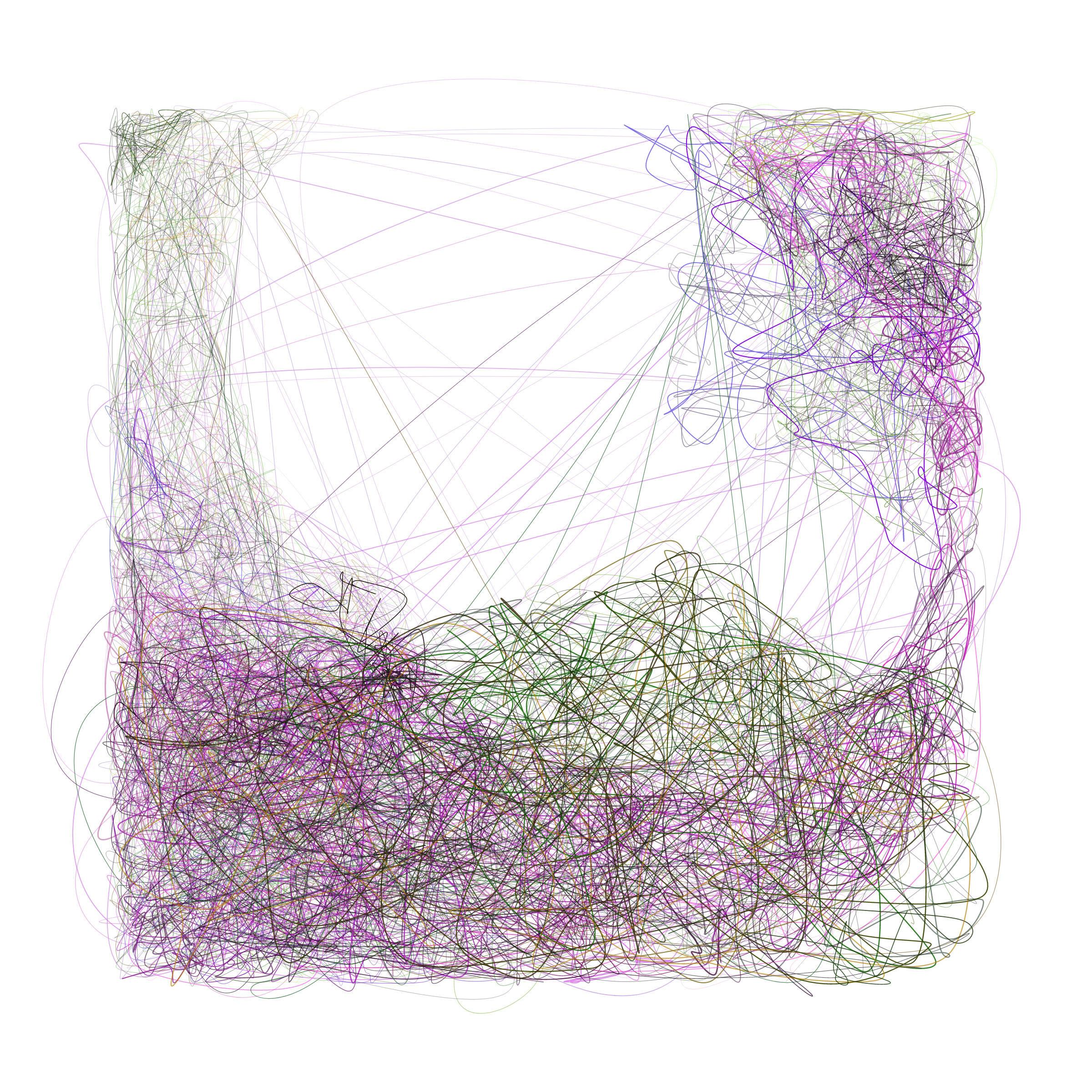 Art Blocks - Art Blocks v2 - Scribbled Boundaries #641 - NFT # 131000641