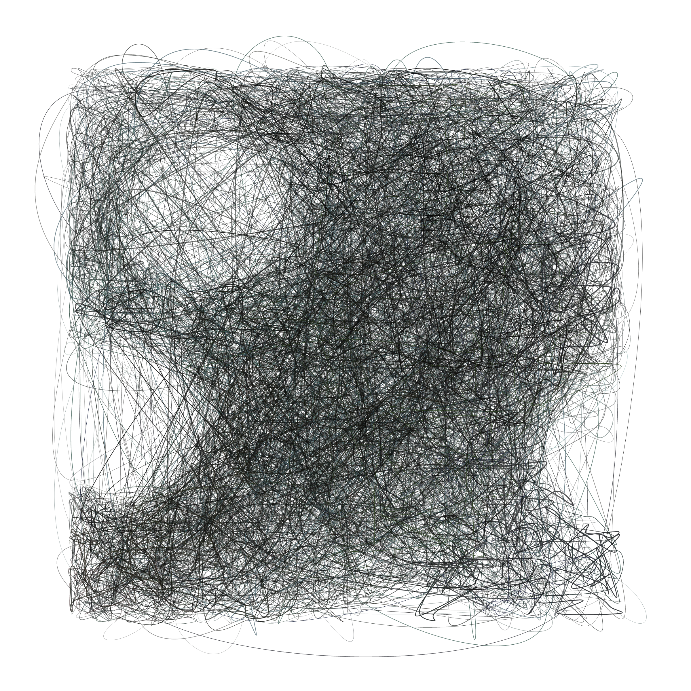 Art Blocks - Art Blocks v2 - Scribbled Boundaries #644 - NFT # 131000644