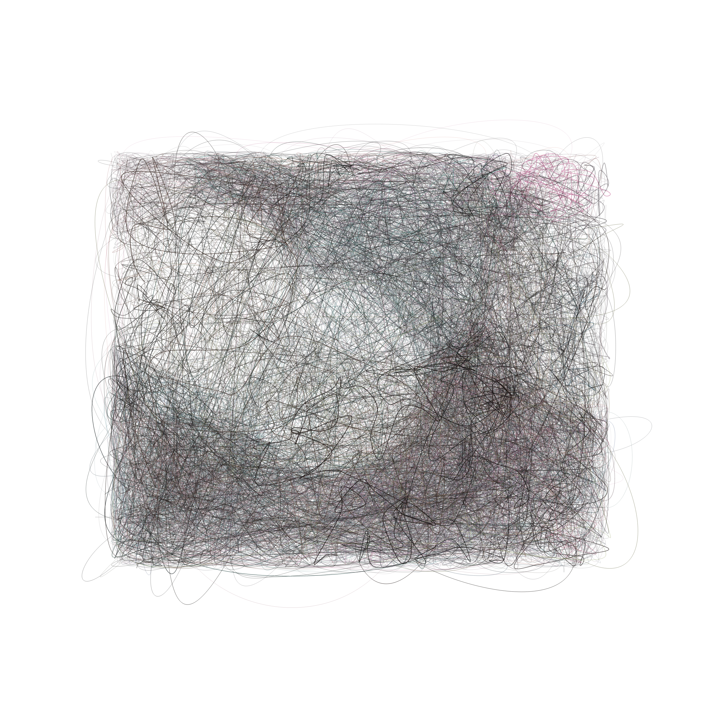 Art Blocks - Art Blocks v2 - Scribbled Boundaries #645 - NFT # 131000645