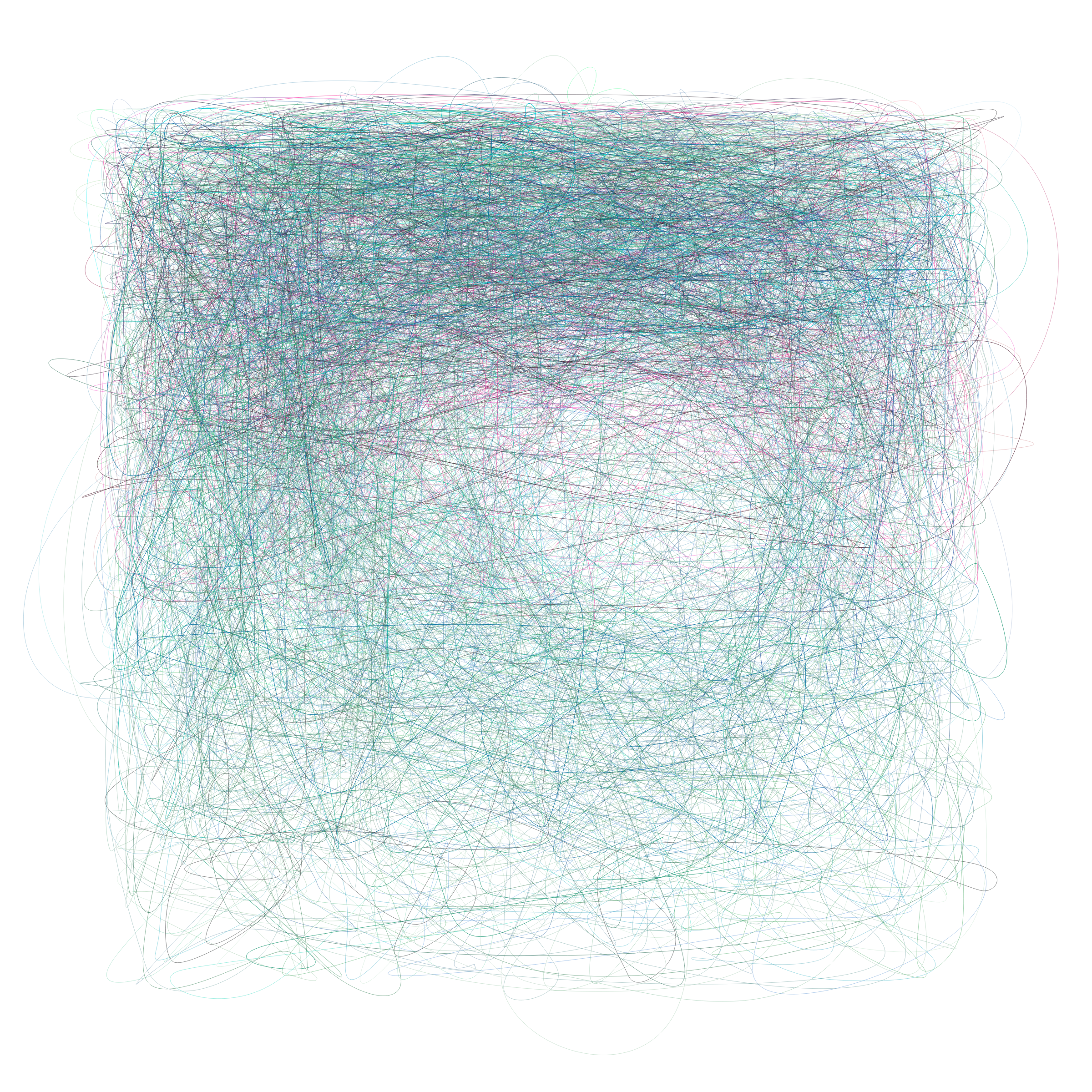 Art Blocks - Art Blocks v2 - Scribbled Boundaries #647 - NFT # 131000647