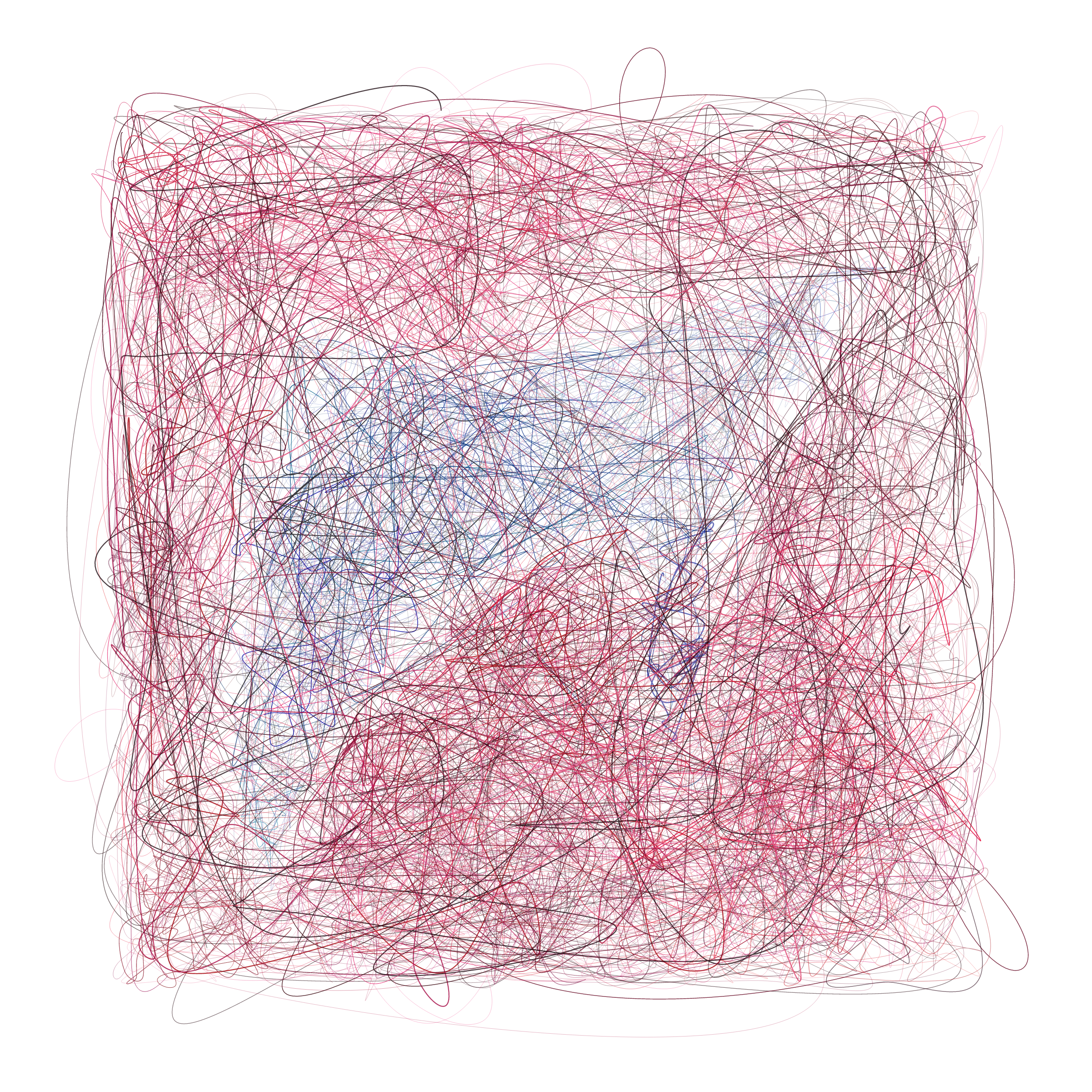 Art Blocks - Art Blocks v2 - Scribbled Boundaries #648 - NFT # 131000648