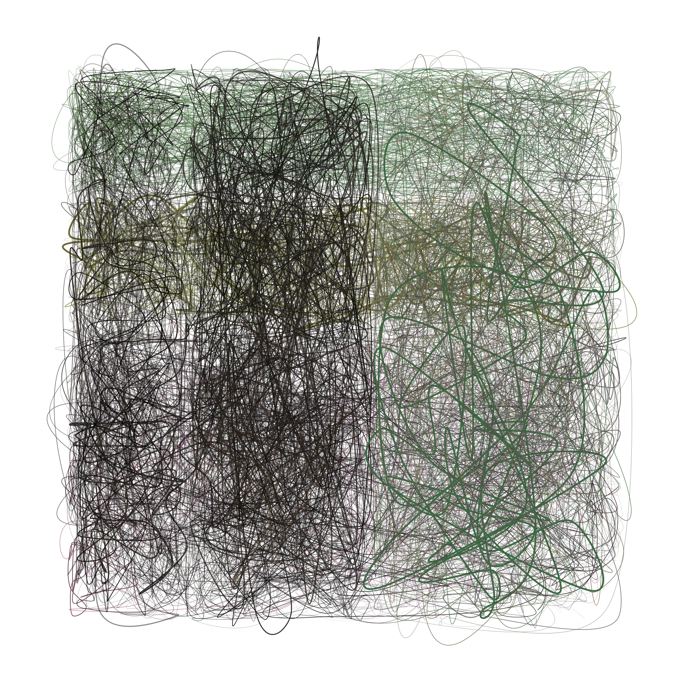 Art Blocks - Art Blocks v2 - Scribbled Boundaries #651 - NFT # 131000651