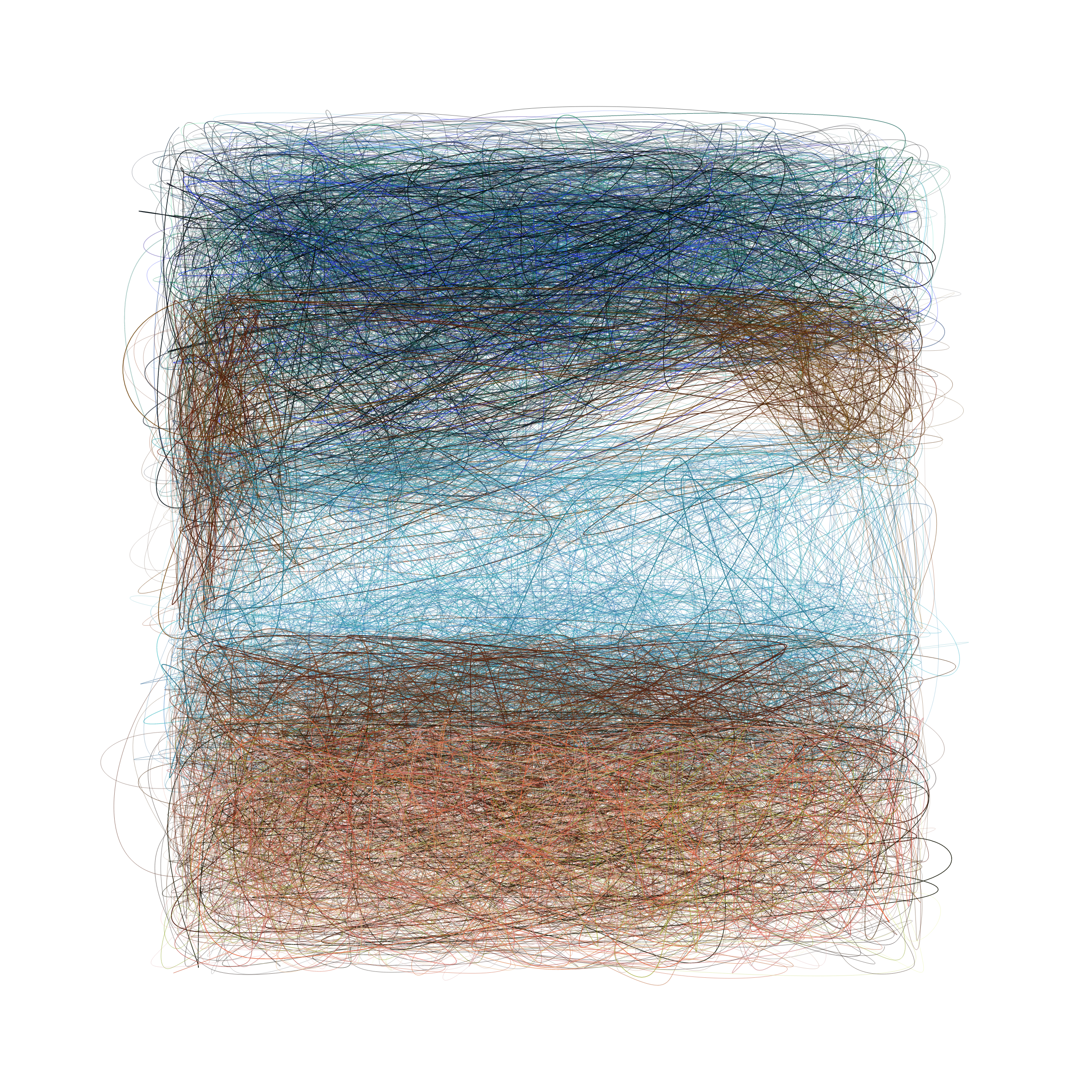 Art Blocks - Art Blocks v2 - Scribbled Boundaries #655 - NFT # 131000655