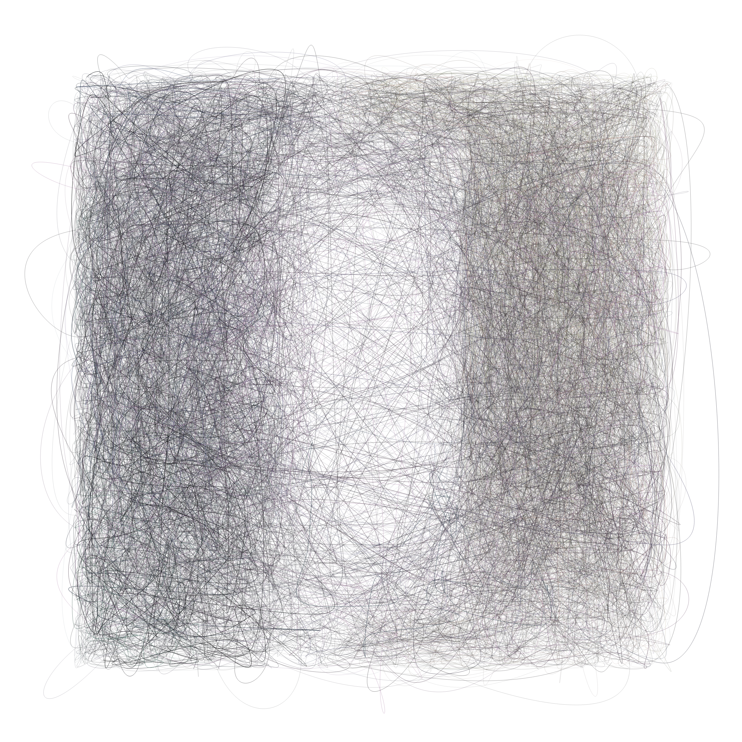 Art Blocks - Art Blocks v2 - Scribbled Boundaries #658 - NFT # 131000658