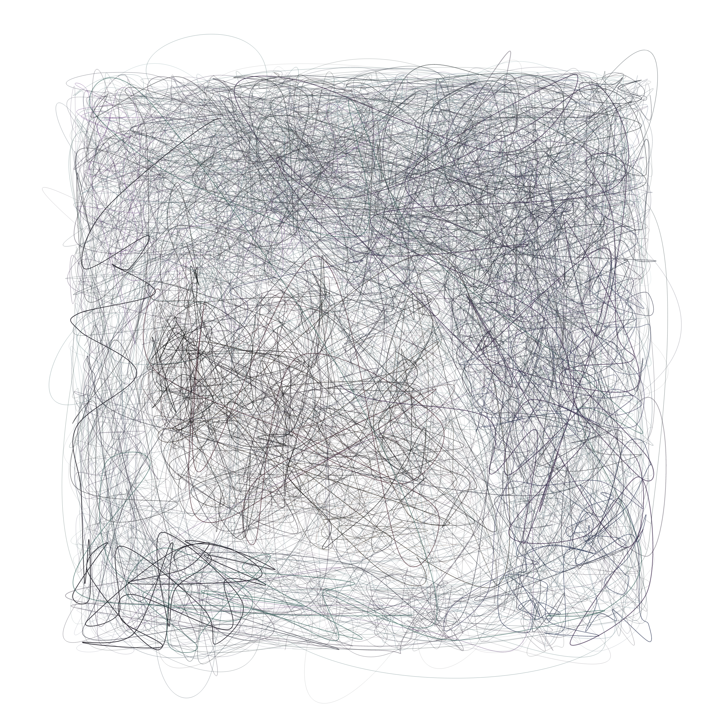 Art Blocks - Art Blocks v2 - Scribbled Boundaries #662 - NFT # 131000662