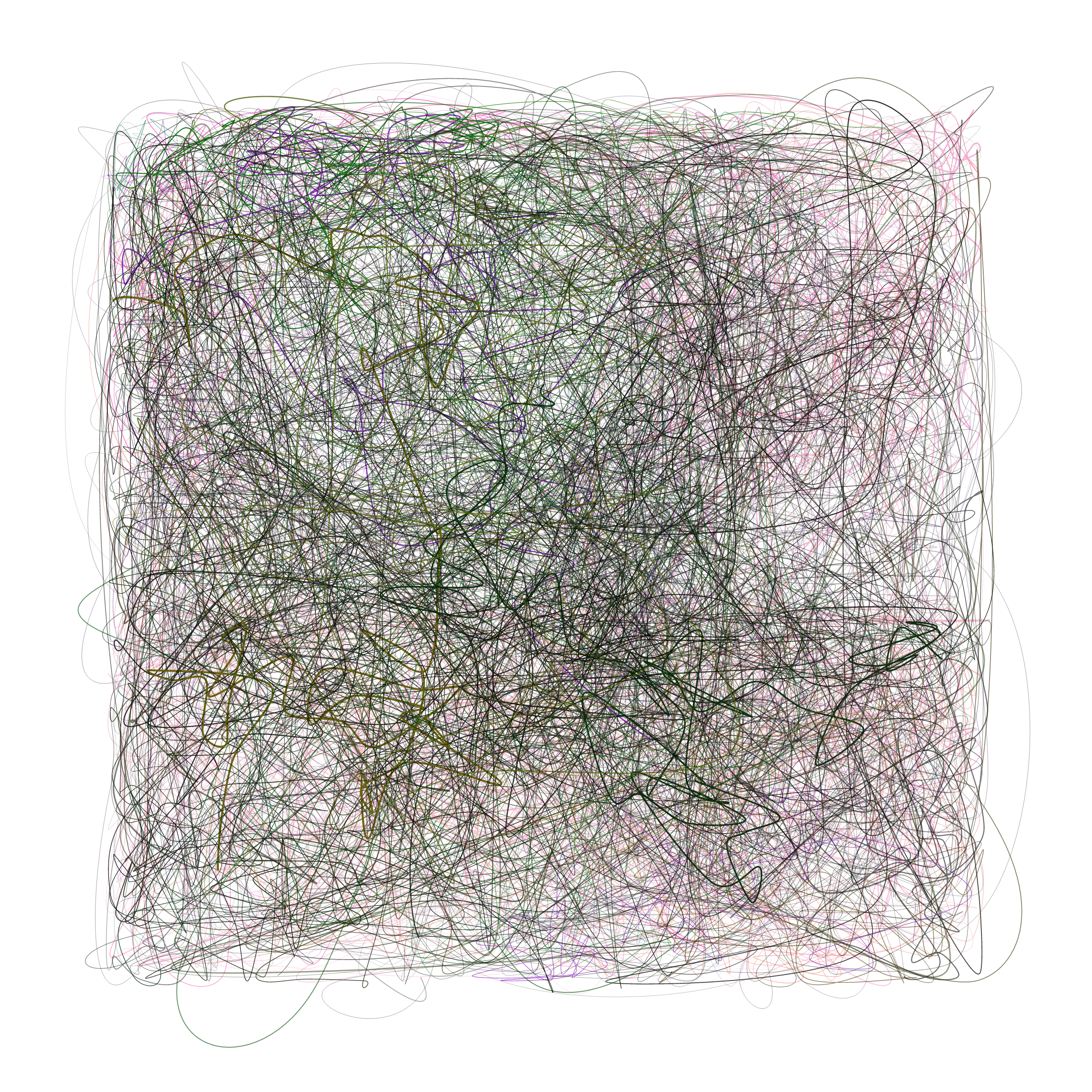 Art Blocks - Art Blocks v2 - Scribbled Boundaries #663 - NFT # 131000663