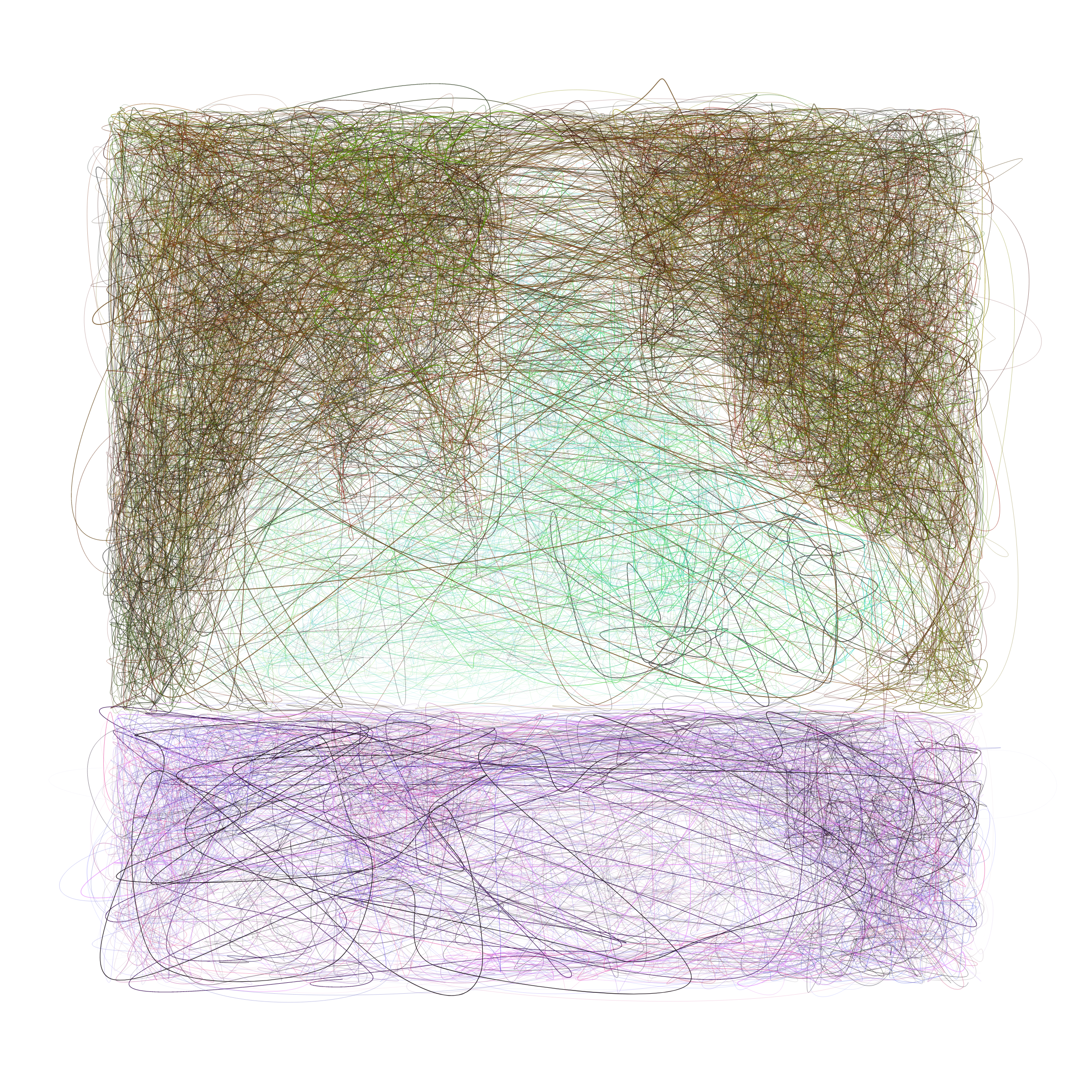 Art Blocks - Art Blocks v2 - Scribbled Boundaries #667 - NFT # 131000667