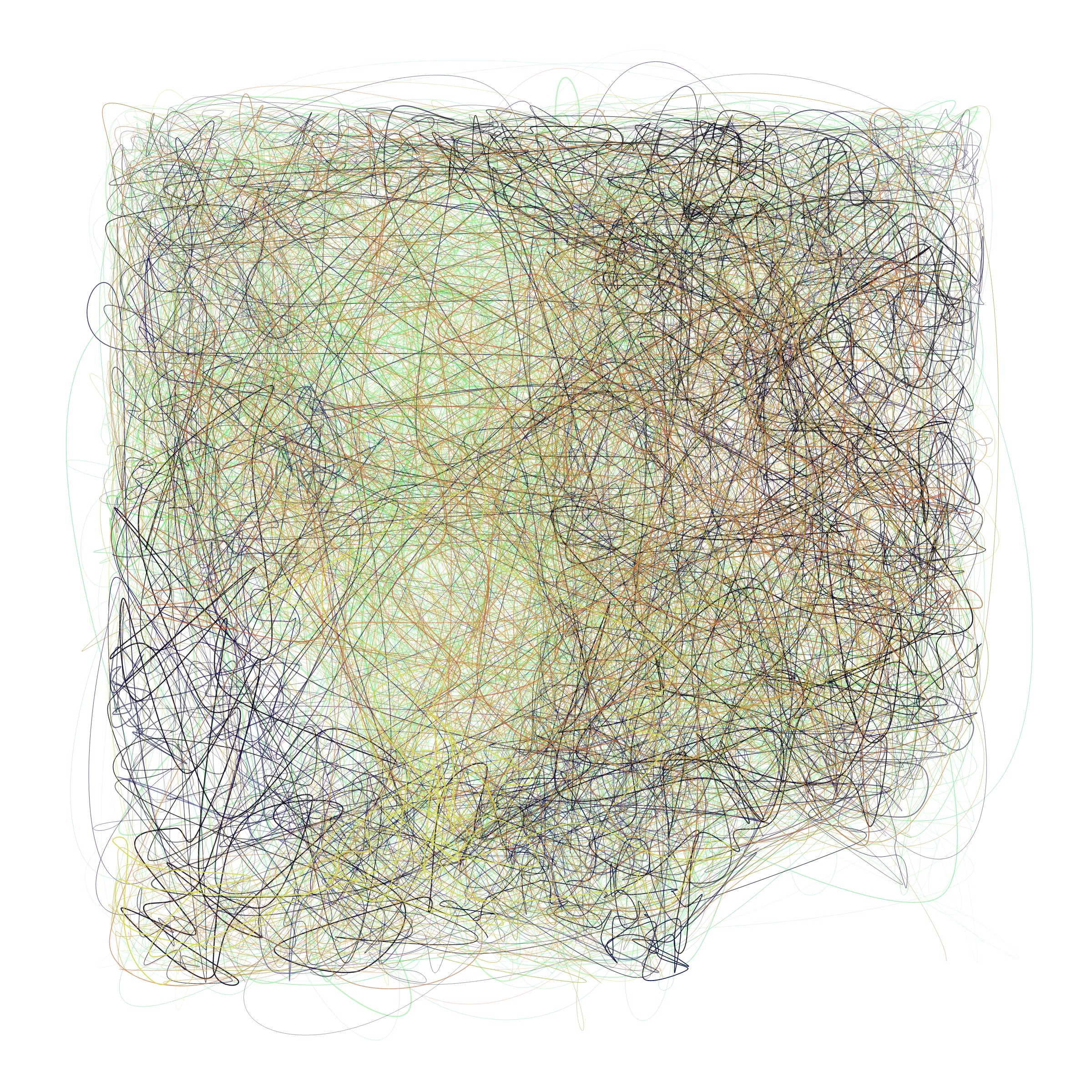 Art Blocks - Art Blocks v2 - Scribbled Boundaries #669 - NFT # 131000669