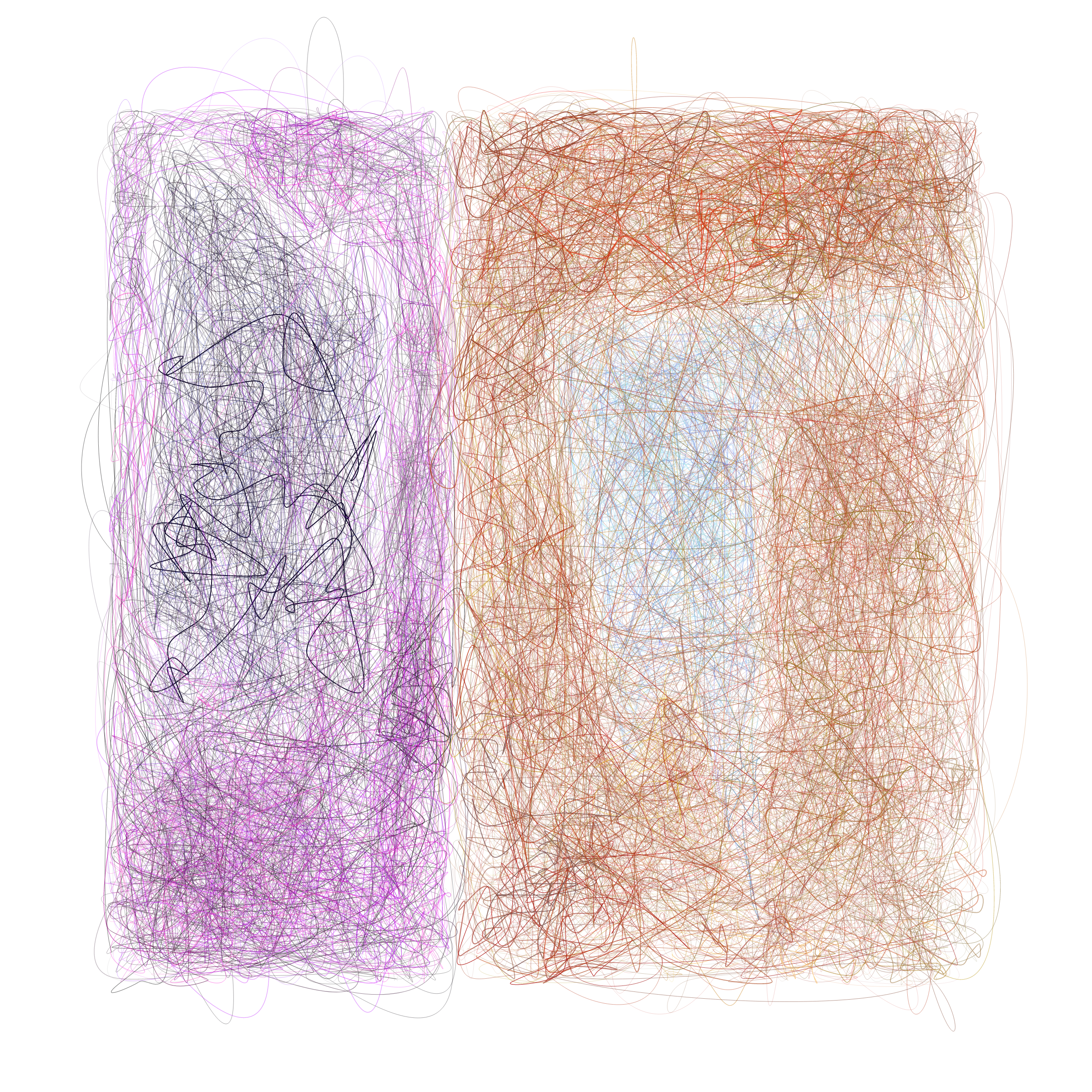 Art Blocks - Art Blocks v2 - Scribbled Boundaries #673 - NFT # 131000673