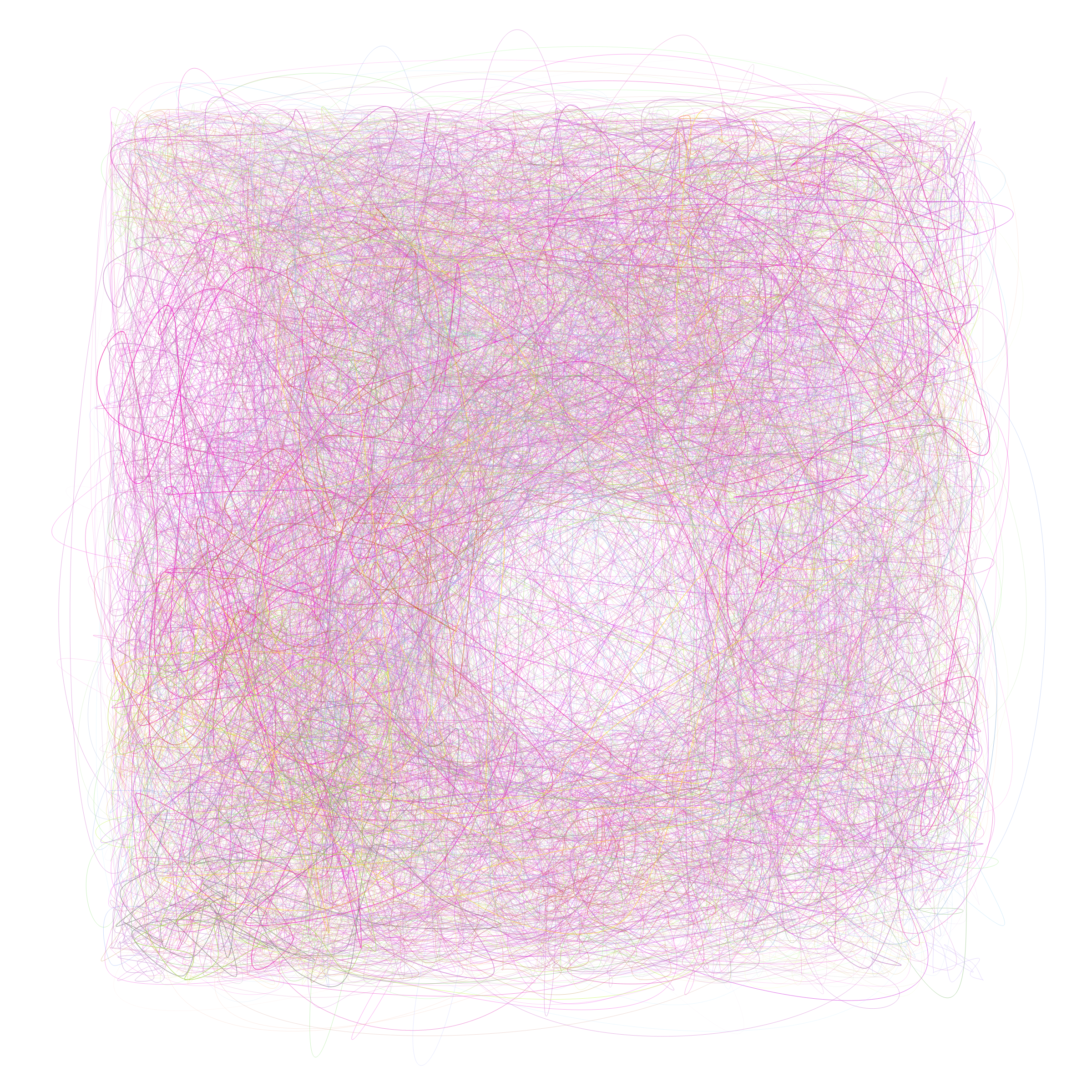 Art Blocks - Art Blocks v2 - Scribbled Boundaries #674 - NFT # 131000674