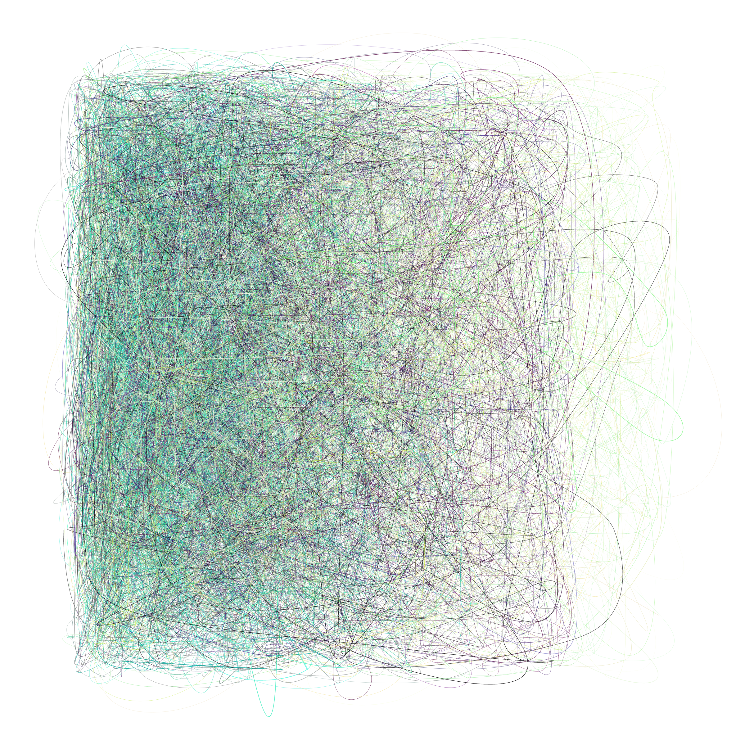 Art Blocks - Art Blocks v2 - Scribbled Boundaries #681 - NFT # 131000681