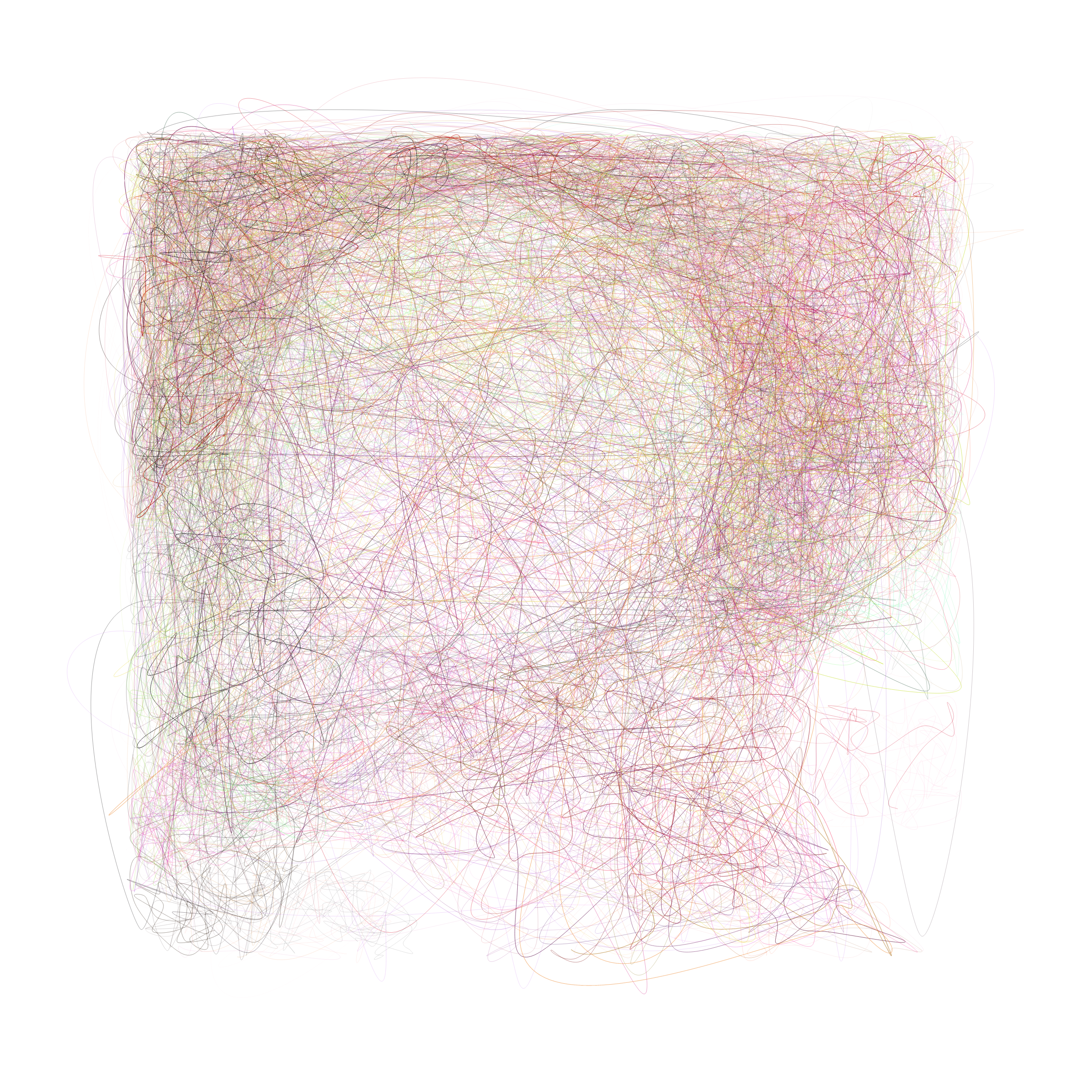 Art Blocks - Art Blocks v2 - Scribbled Boundaries #686 - NFT # 131000686