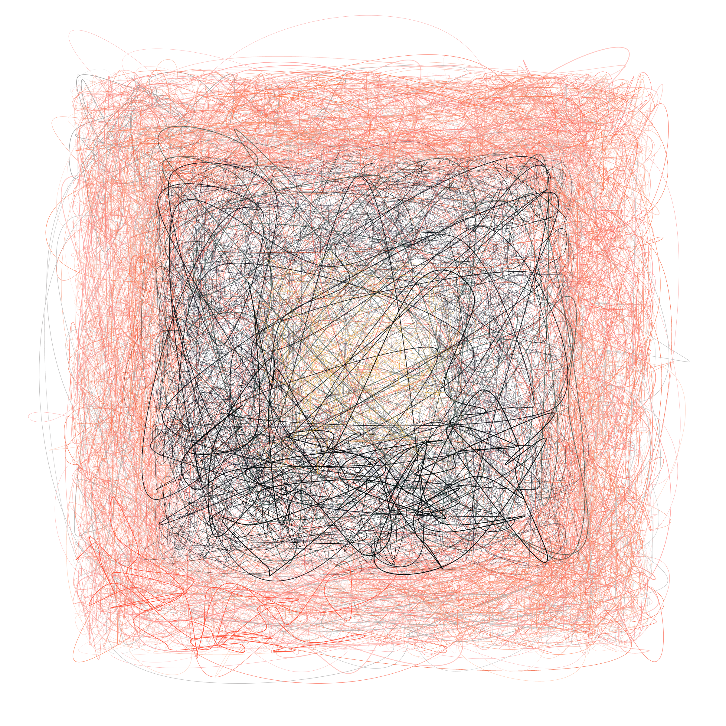 Art Blocks - Art Blocks v2 - Scribbled Boundaries #688 - NFT # 131000688