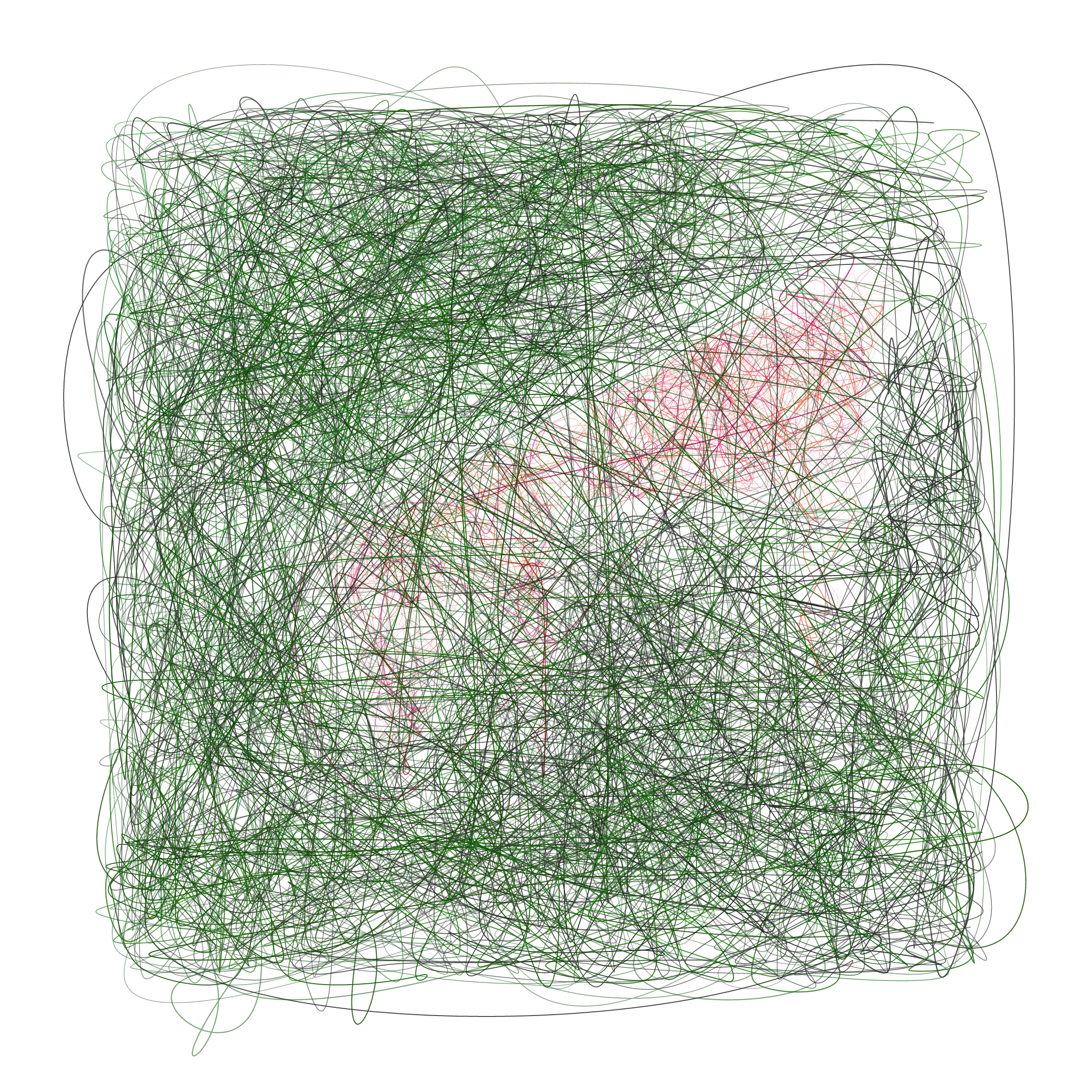 Art Blocks - Art Blocks v2 - Scribbled Boundaries #689 - NFT # 131000689