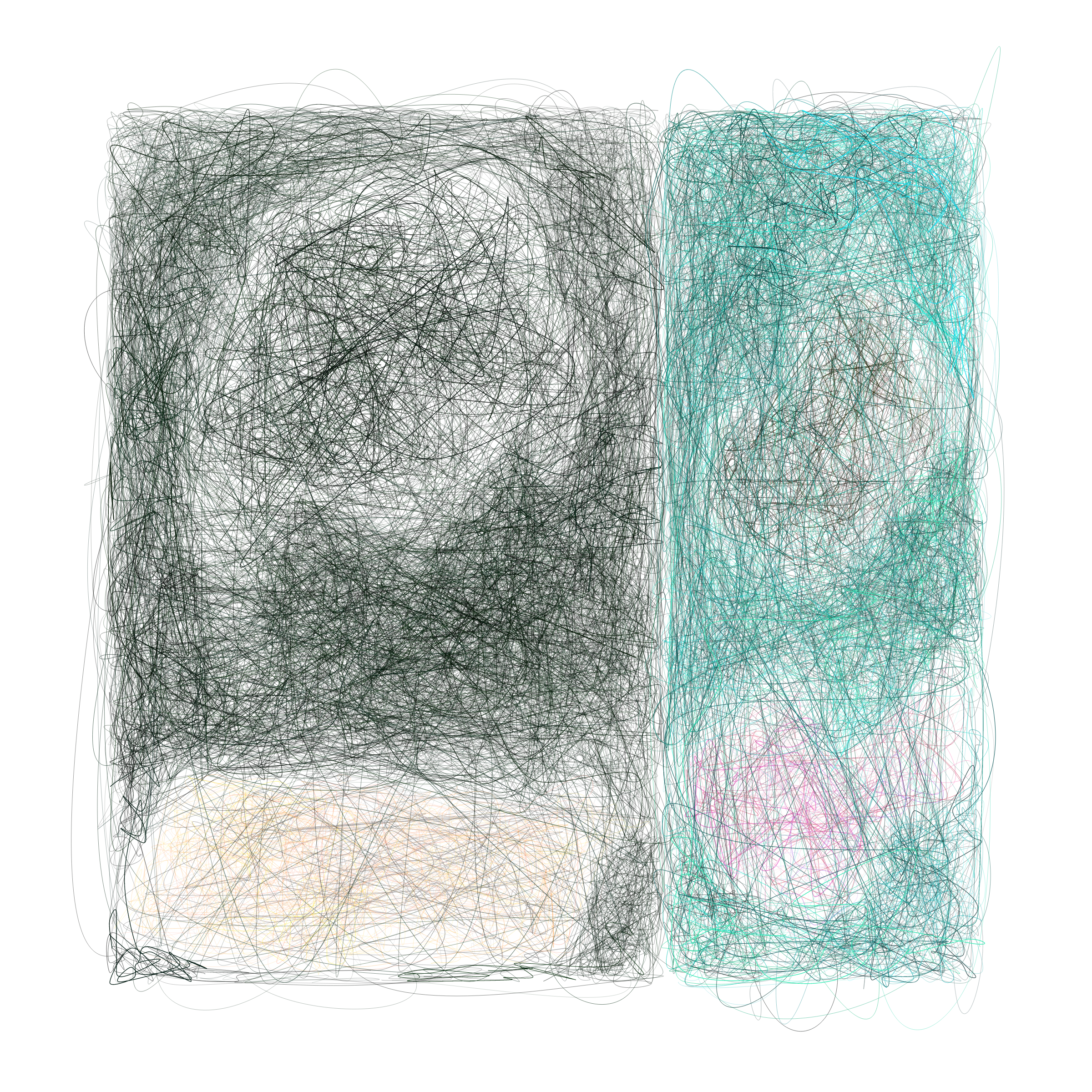Art Blocks - Art Blocks v2 - Scribbled Boundaries #692 - NFT # 131000692
