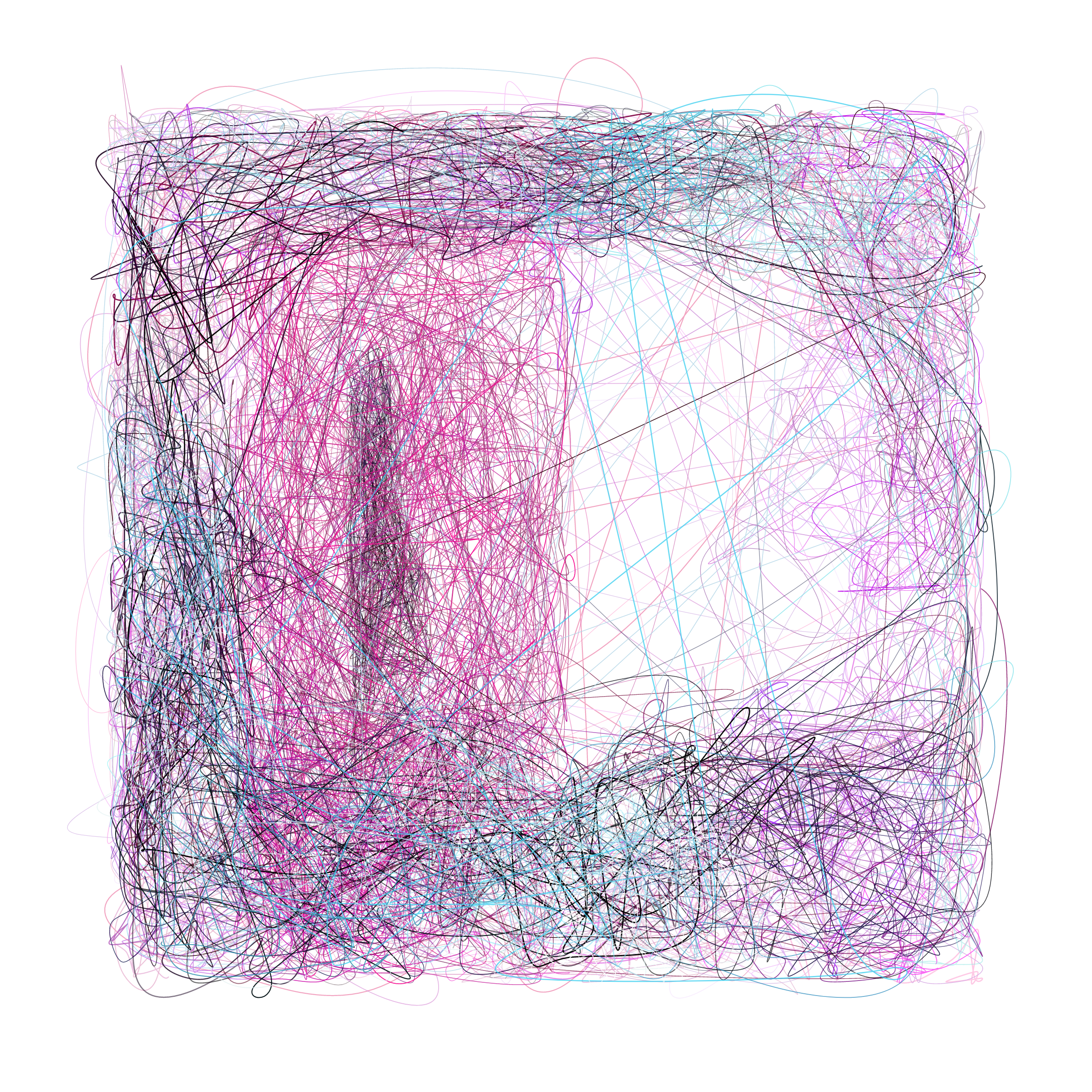 Art Blocks - Art Blocks v2 - Scribbled Boundaries #693 - NFT # 131000693