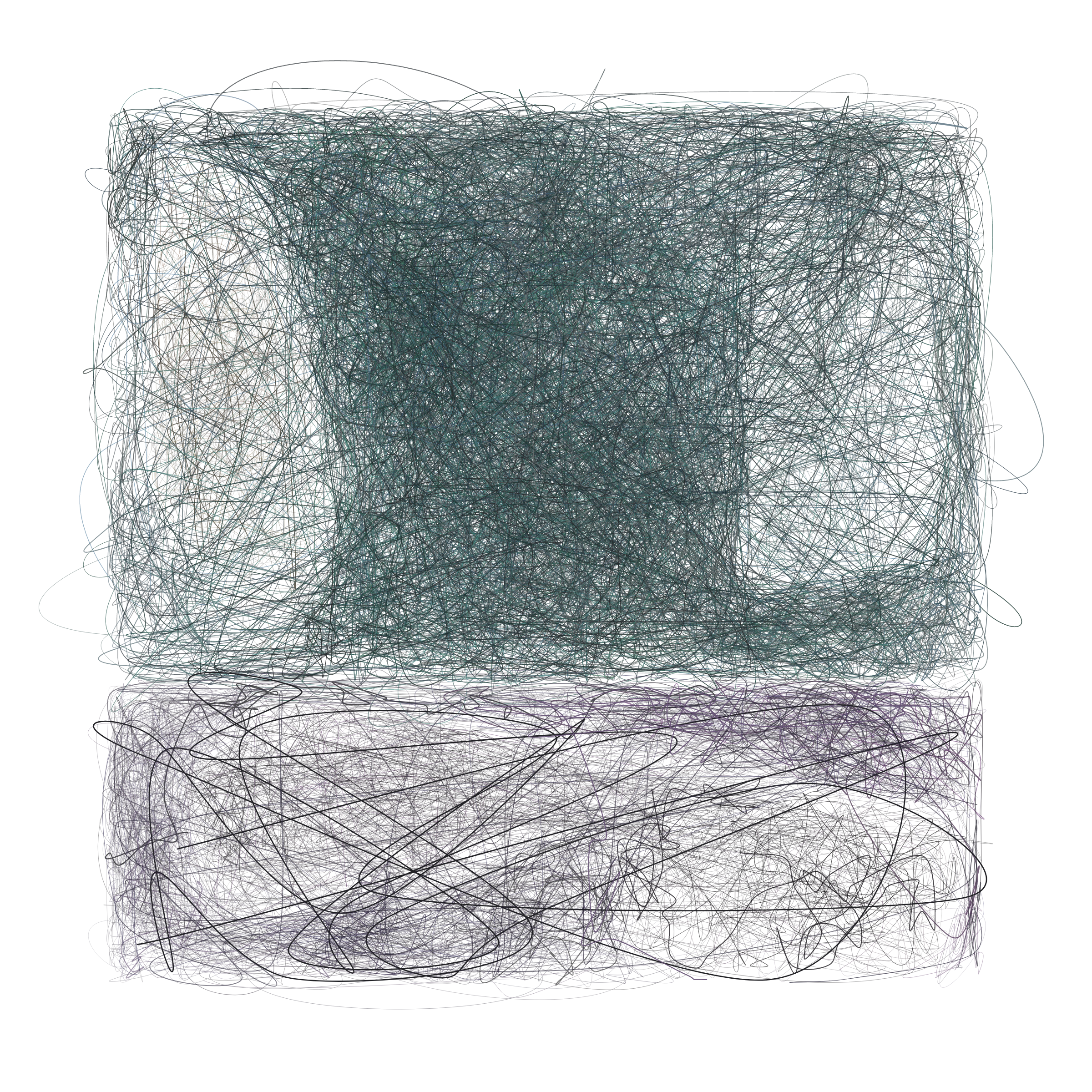 Art Blocks - Art Blocks v2 - Scribbled Boundaries #694 - NFT # 131000694