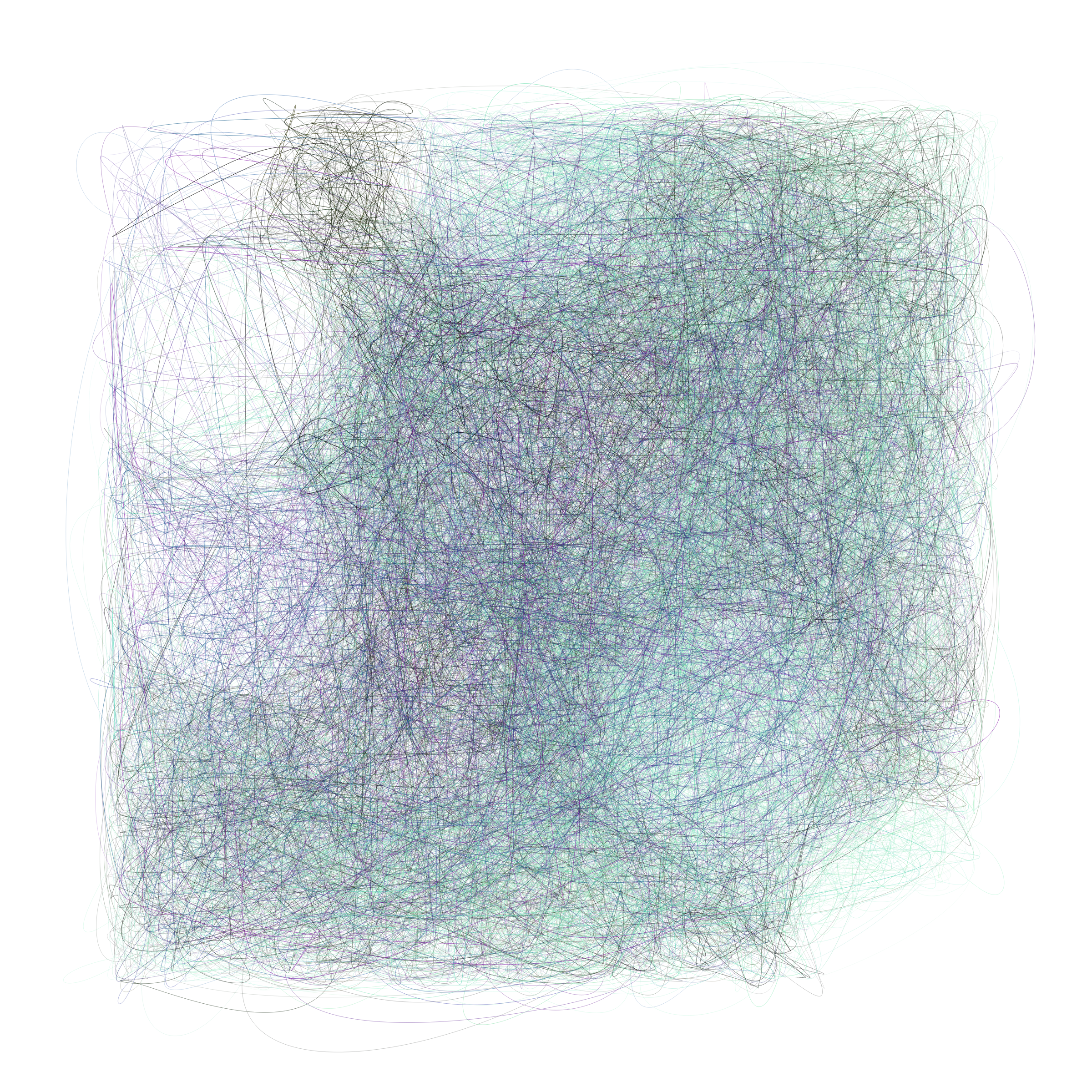 Art Blocks - Art Blocks v2 - Scribbled Boundaries #702 - NFT # 131000702