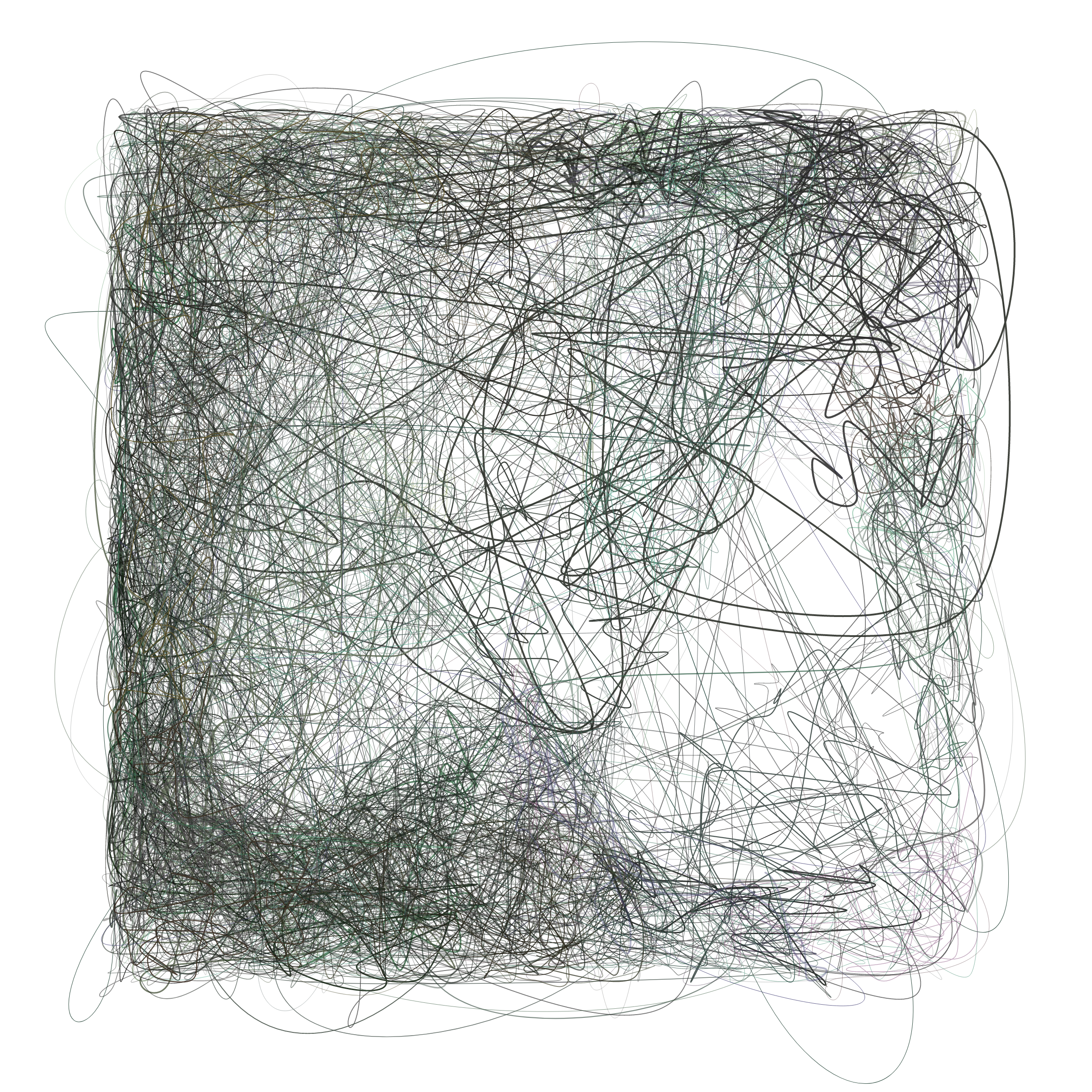 Art Blocks - Art Blocks v2 - Scribbled Boundaries #706 - NFT # 131000706